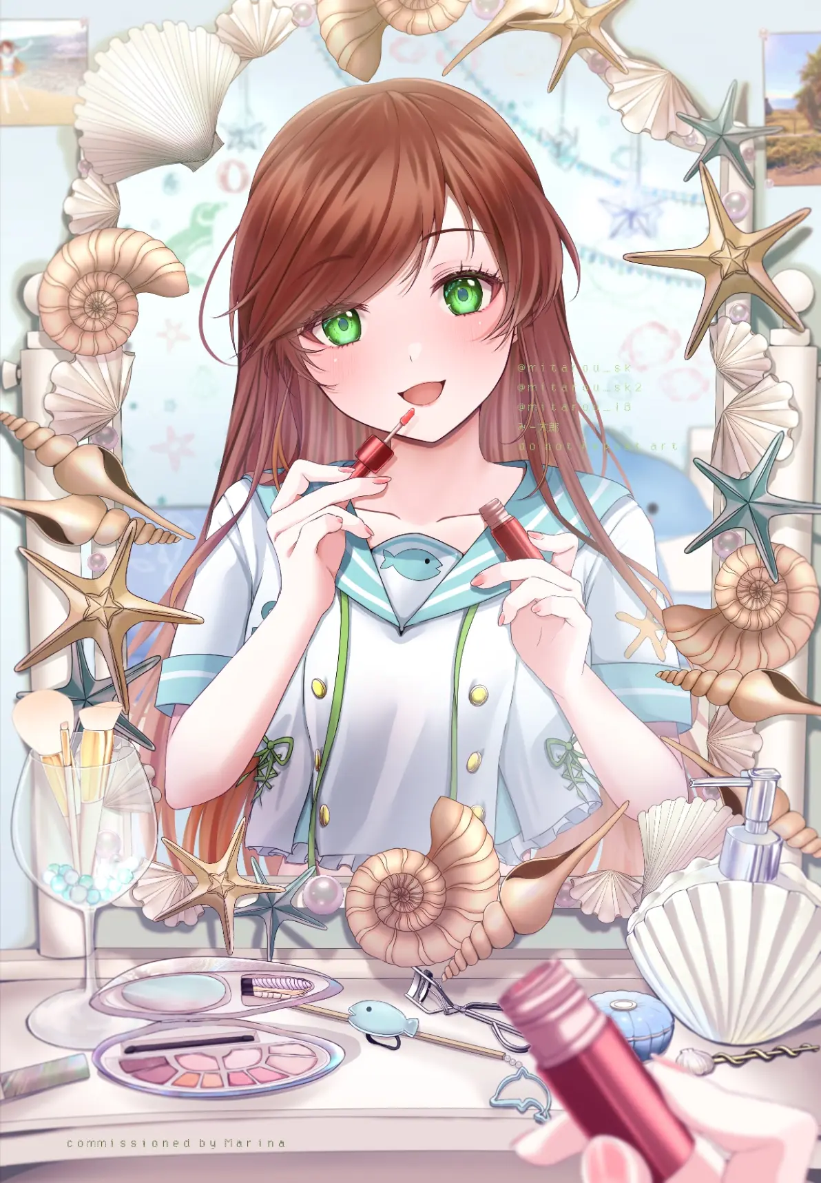 3e6f32155cf0dc6486c9fb7ce6b6e078235818446.jpg 给你好气色 – 口红插画特辑