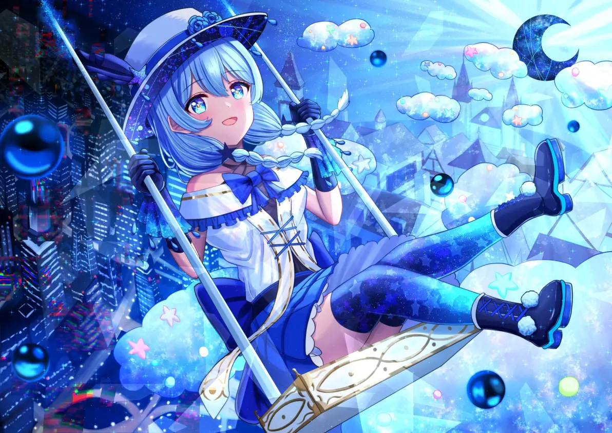 2f592f7e83b8309ed928a6da96e3d2de235818446.jpg 前后摇摆 – 秋千插画特辑