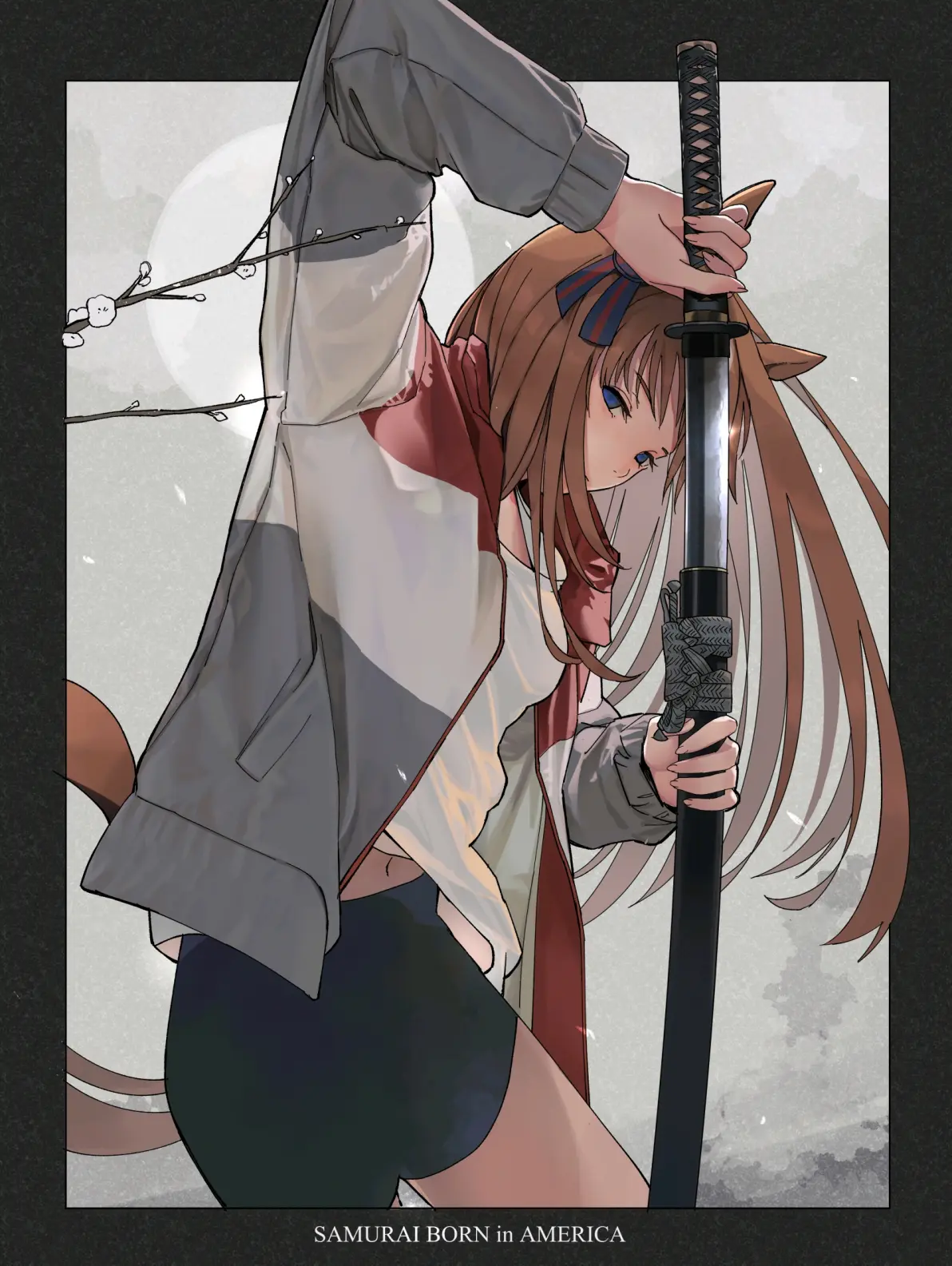 271f182c32c17f3347f64bcbe279b9f3235818446.jpg 锋芒毕露 – 「日本刀和女子」插画特辑