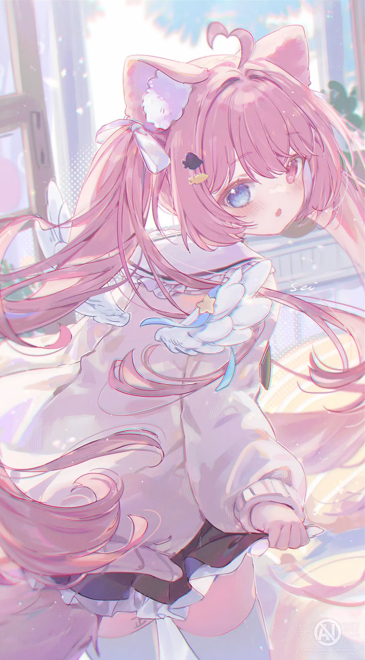 5a8b18ab70bf01754d5ba47dd0fca635235818446.jpg 俏皮又灵动♡ – 双马尾插画特辑