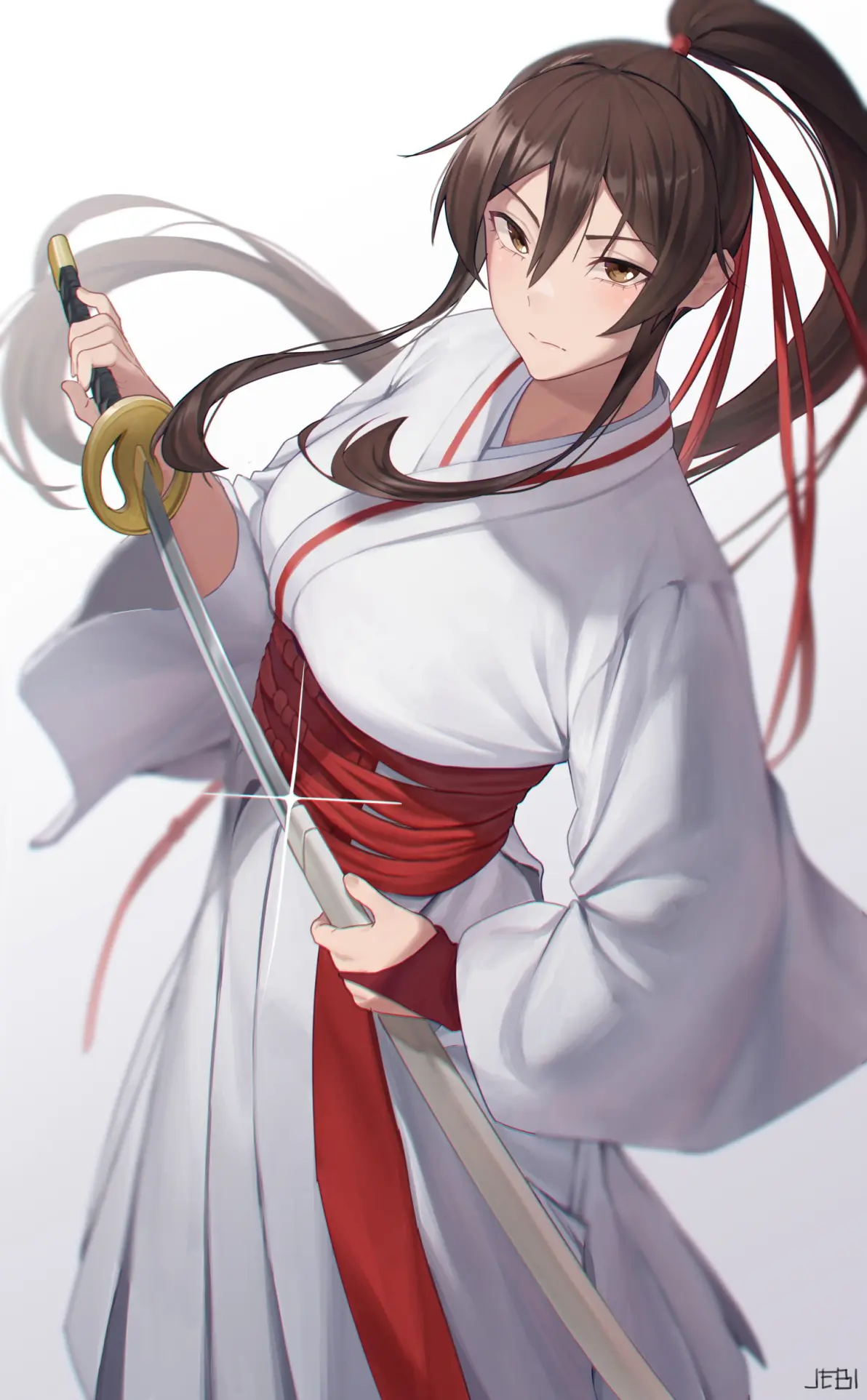 4d00d891bb60fd8ac3dfc0963191cde6235818446.jpg 锋芒毕露 – 「日本刀和女子」插画特辑