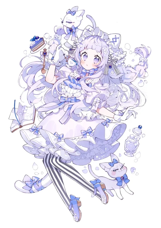 从头可爱起♡ 头饰插画全收录-远影归灯