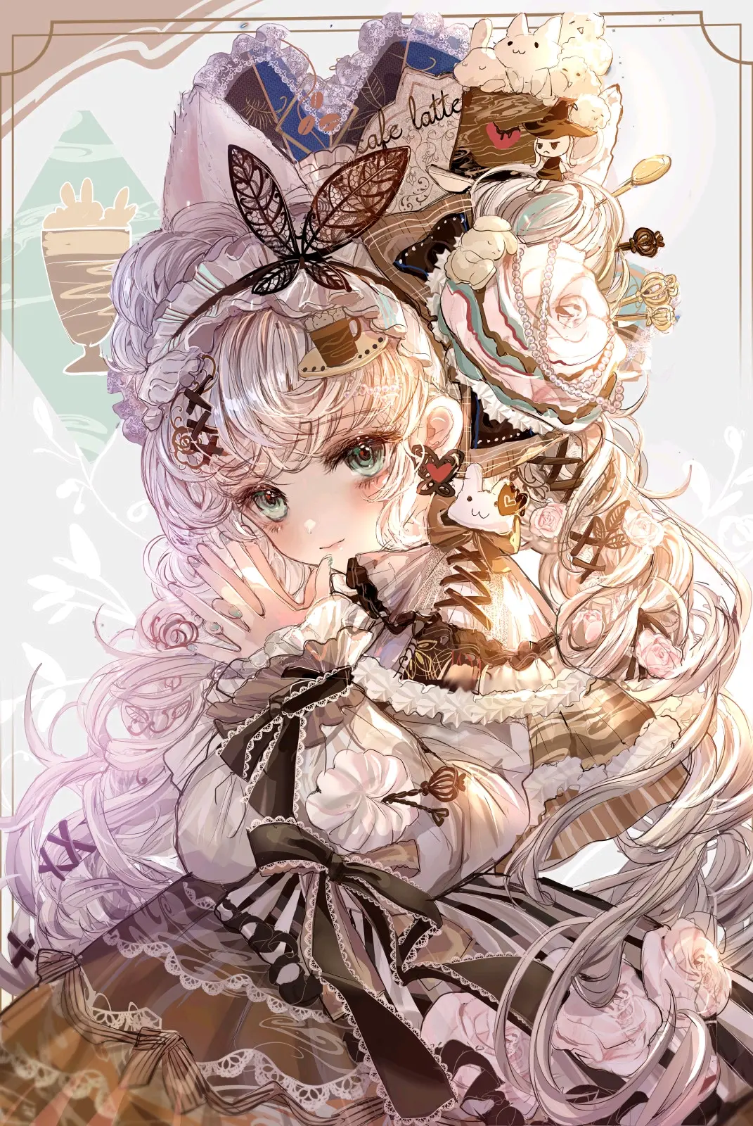 af1fe14343db251a70a3af10cf49cf6e235818446.jpg 可爱从头开始♡ – 头饰插画特辑