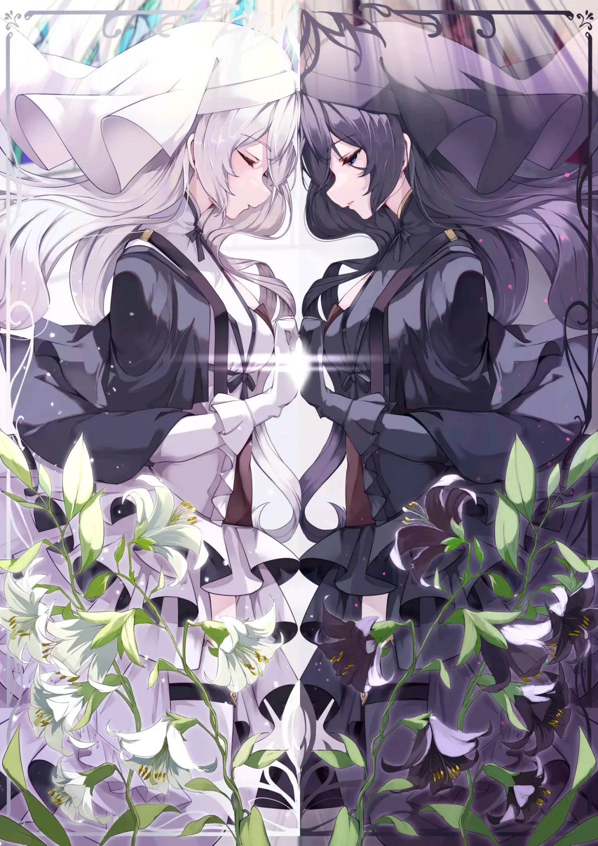 2aee75be709e4e7961f75a60fb9b39fc235818446.jpg 光影交错 – 白与黑插画特辑