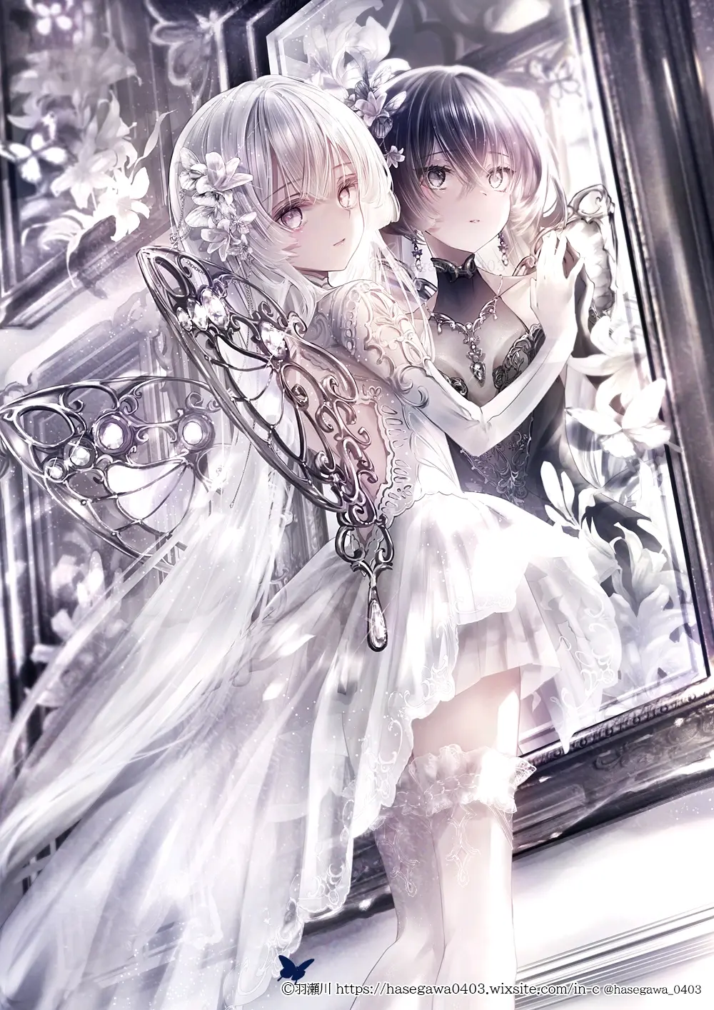 774d1e7c77357f025c95e7b0908d8d13235818446.jpg 光影交错 – 白与黑插画特辑
