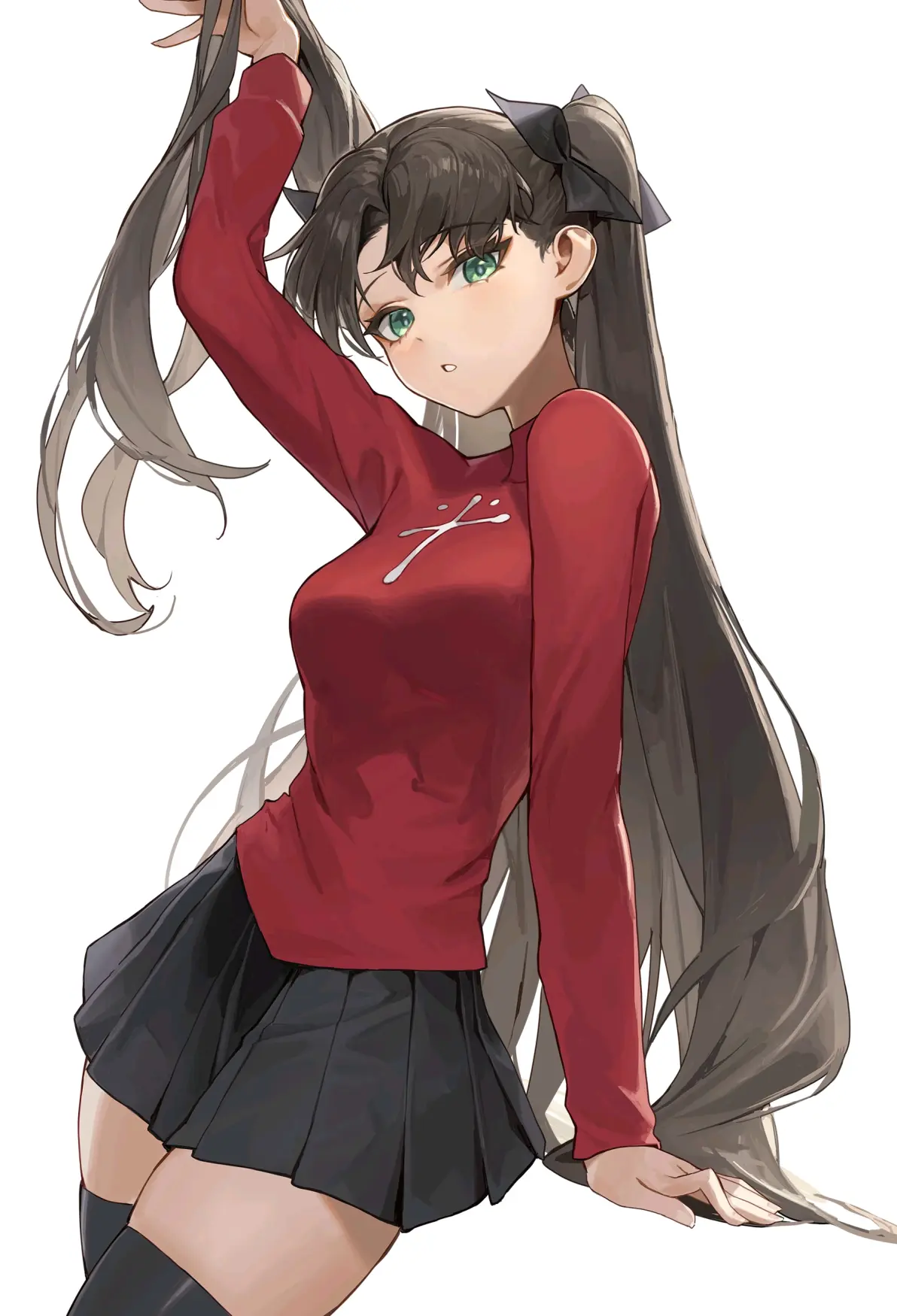 102b7bf5a50736e53a6c3f61f18846df235818446.jpg 凸显美腿的利器♡ – 迷你裙插画特辑