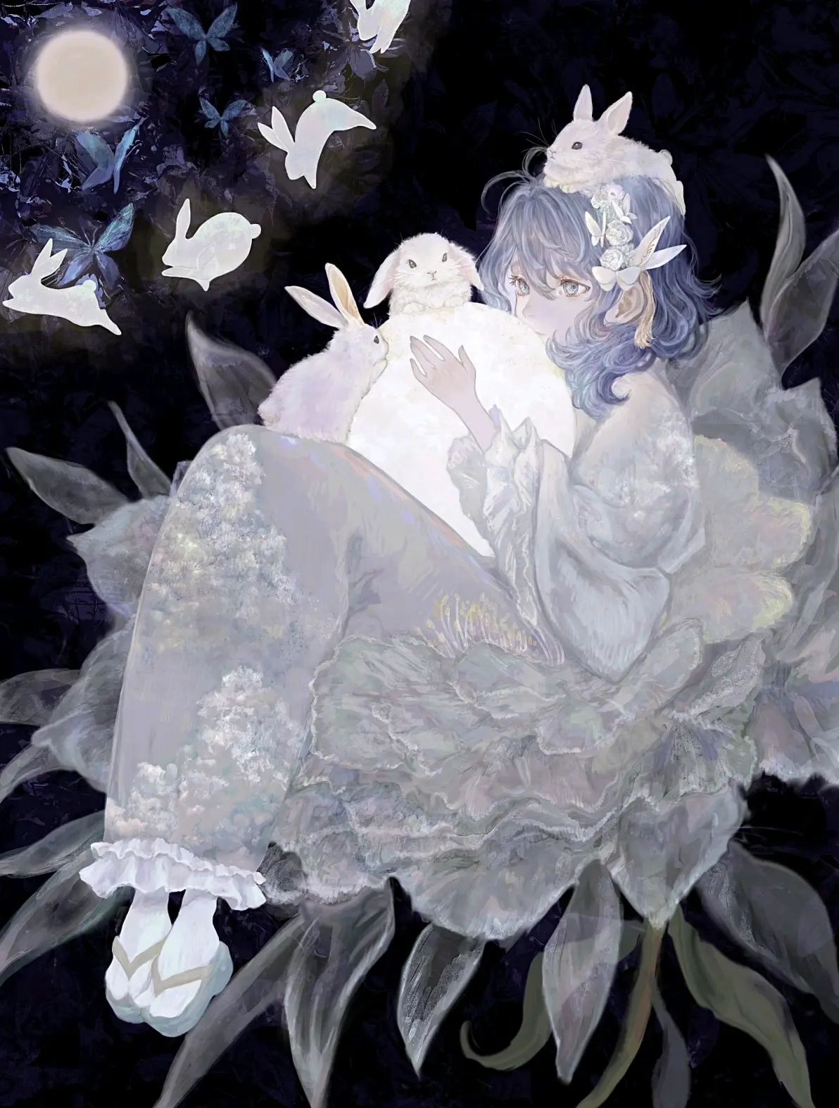ce49930140f87ee3aee75f59c4b8c075235818446.jpg 光影交错 – 白与黑插画特辑