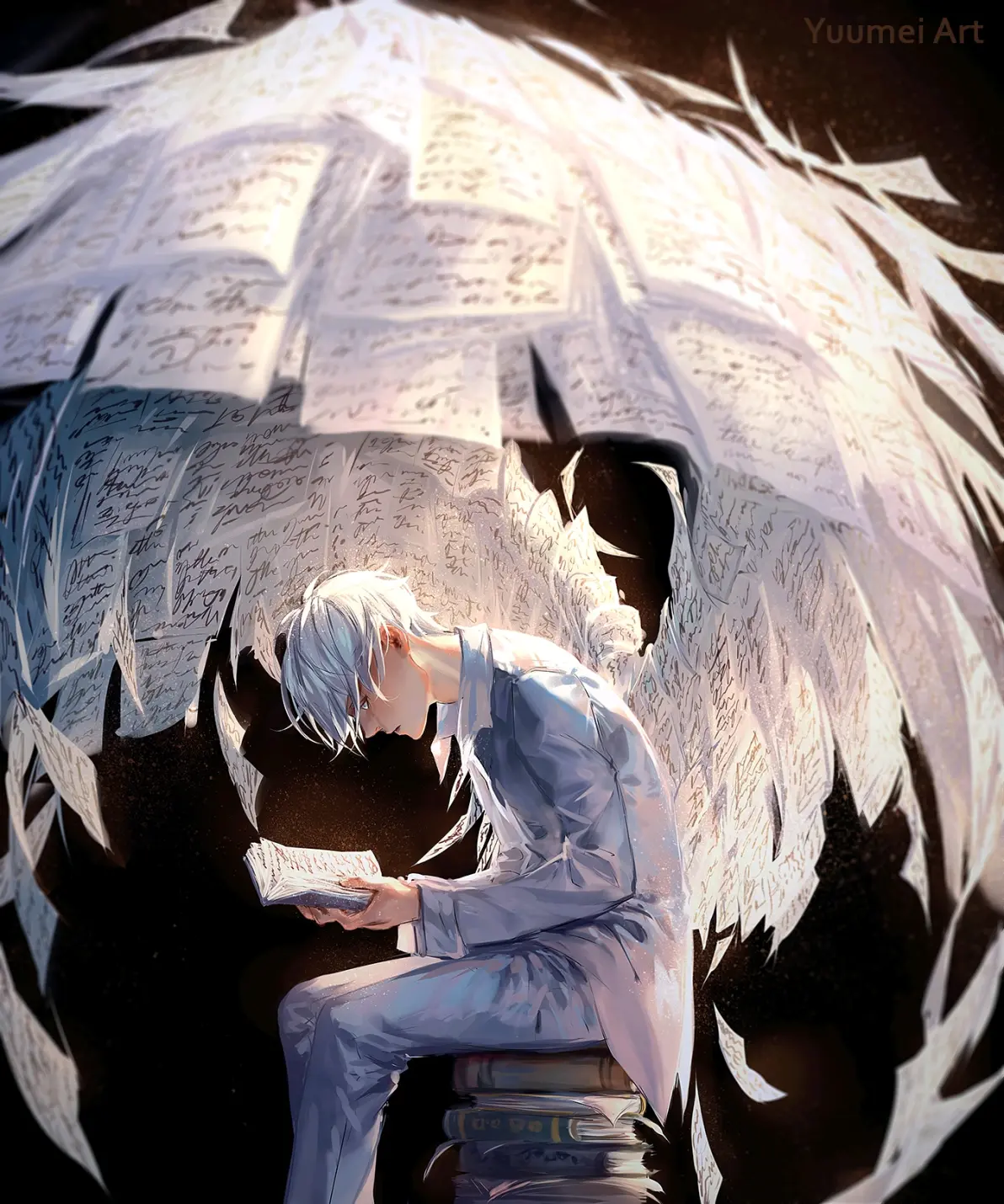 e1aec430d238011b68da88297210b185235818446.jpg 光影交错 – 白与黑插画特辑