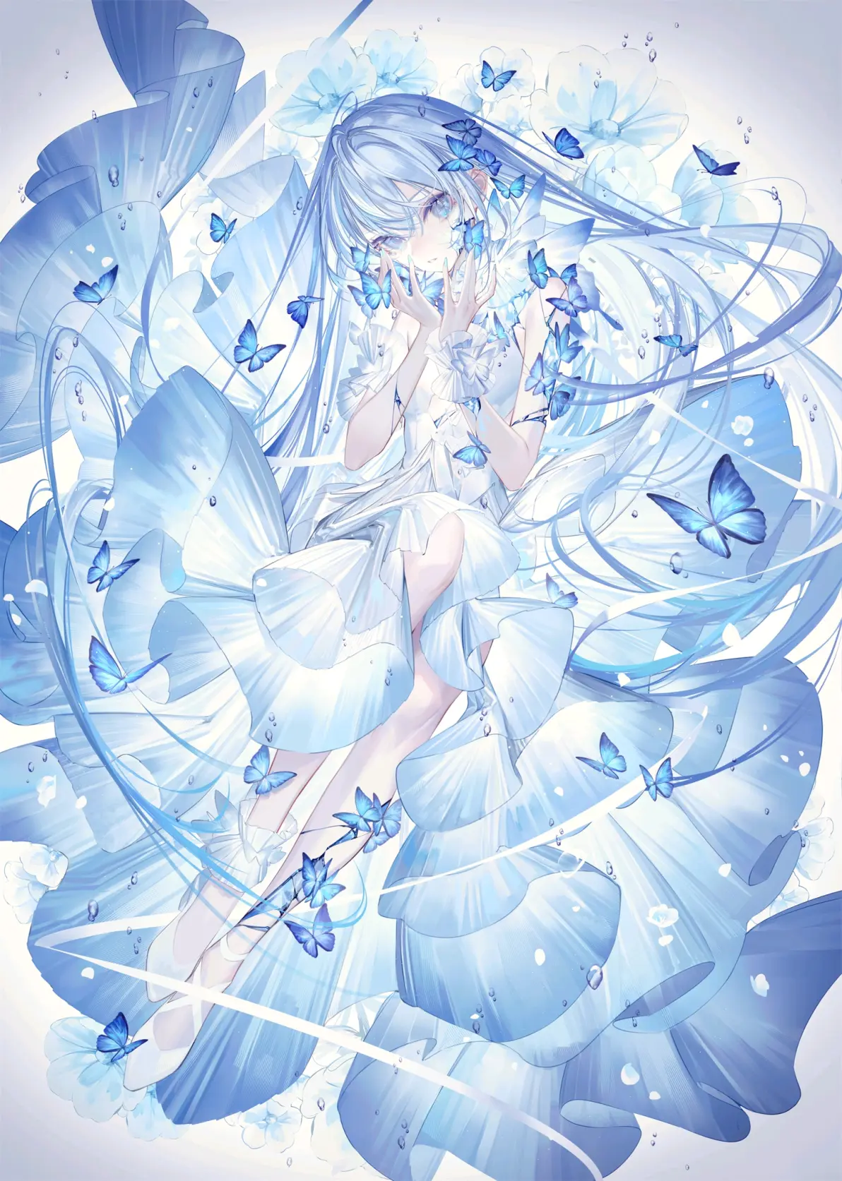 d1132489d00f5dd79baa77a16602f2d5235818446.jpg 清澈透明 – 「蓝与白」插画特辑