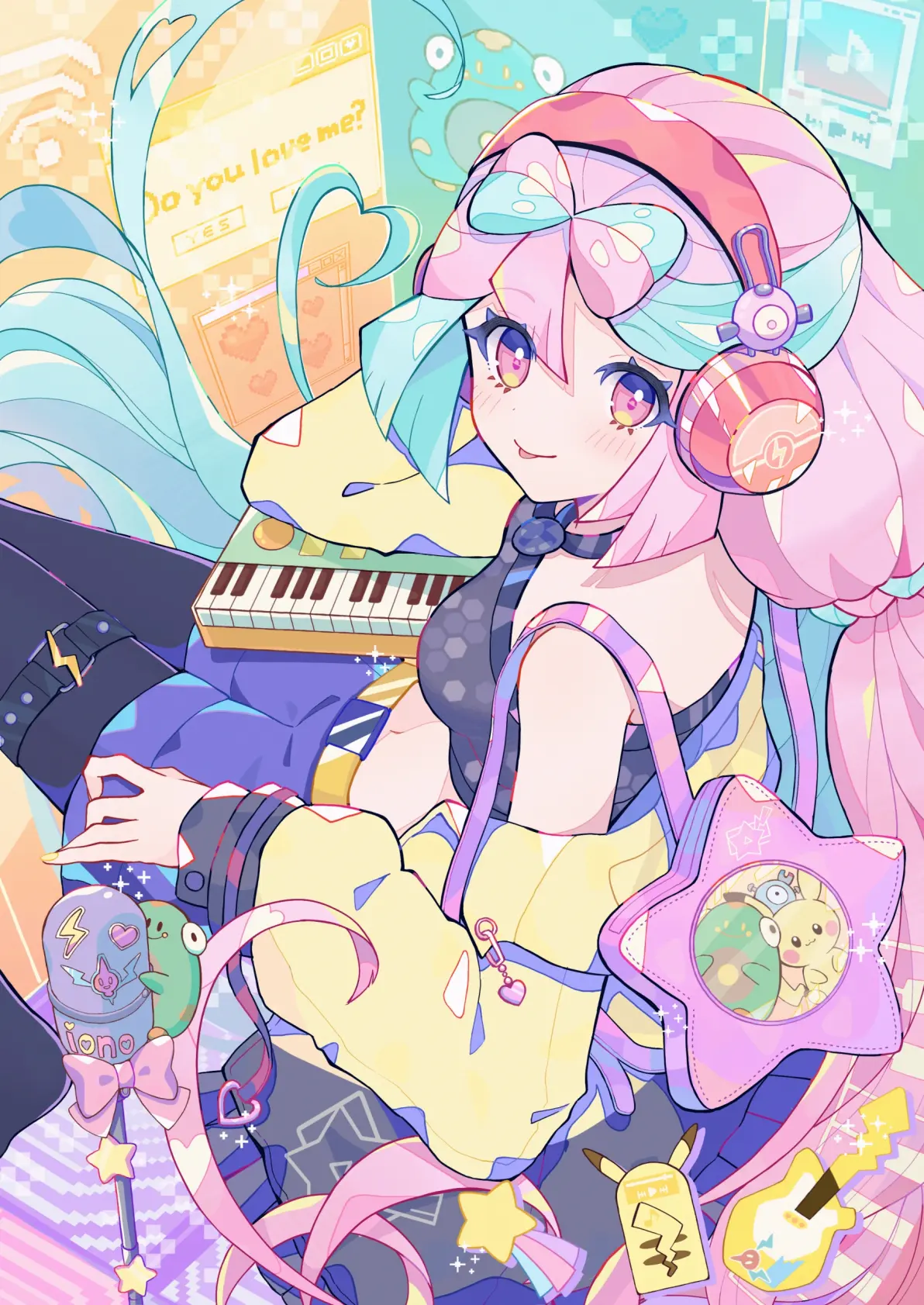 c927811b3cf066e90a936ff20809a3b8235818446.jpg 与音乐相伴 – 头戴式耳机插画特辑