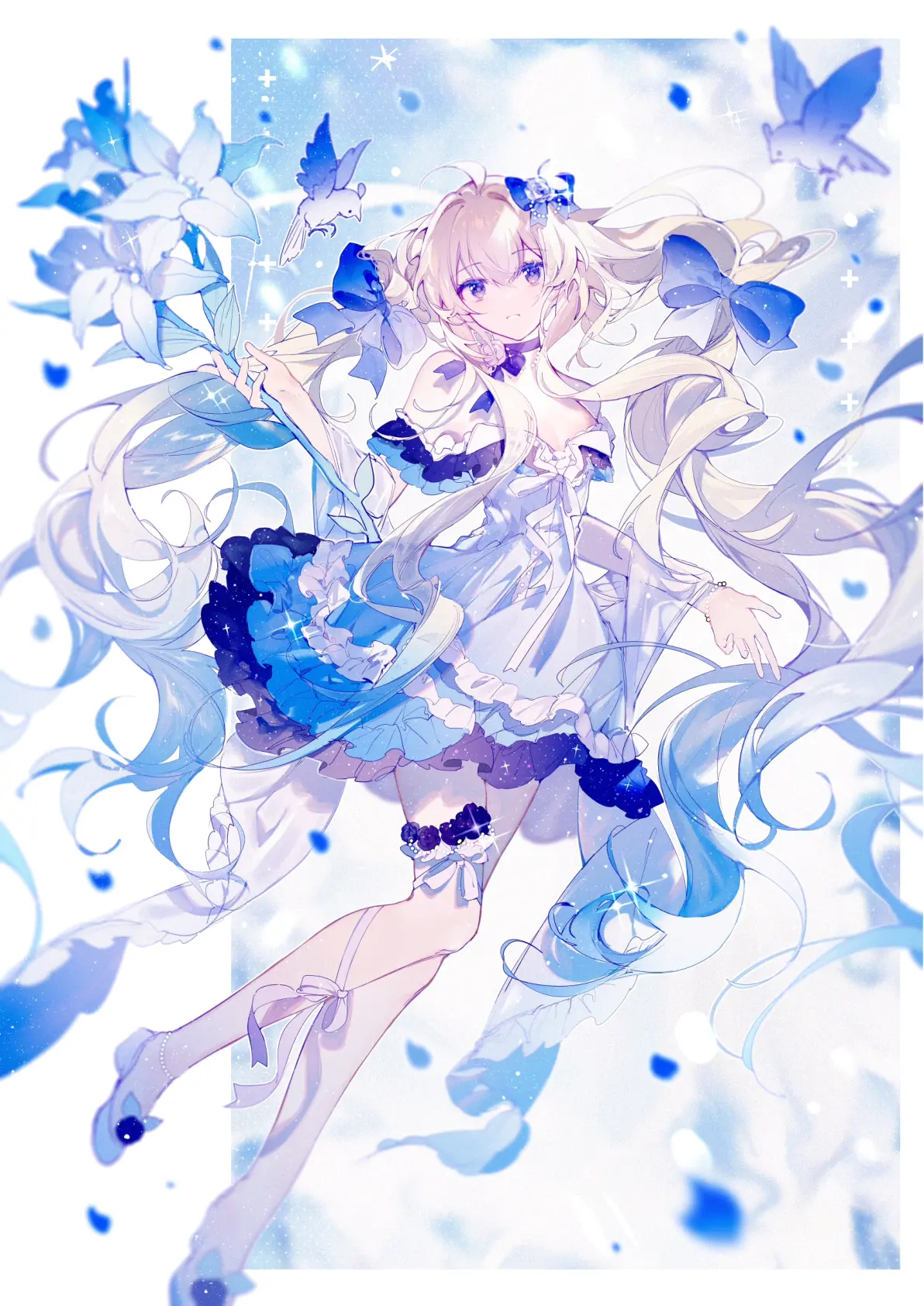 7e0b3e9cb41c8c1b55bbd8cce9b69935235818446.jpg 清澈透明 – 「蓝与白」插画特辑