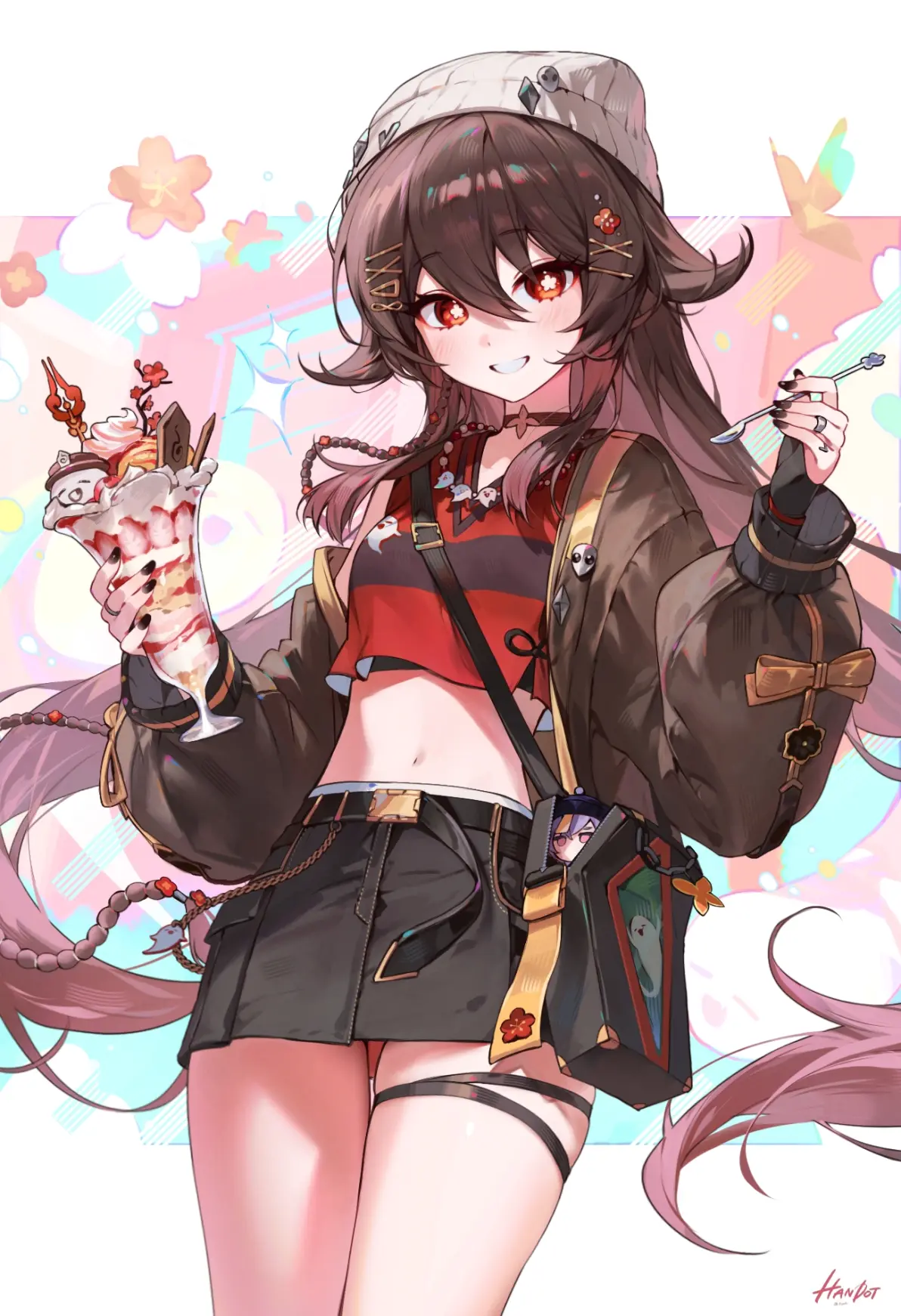 f0e64938cc0425cf566ddebe6117fee4235818446.jpg 健康活力♡ – 女性肚脐插画特辑