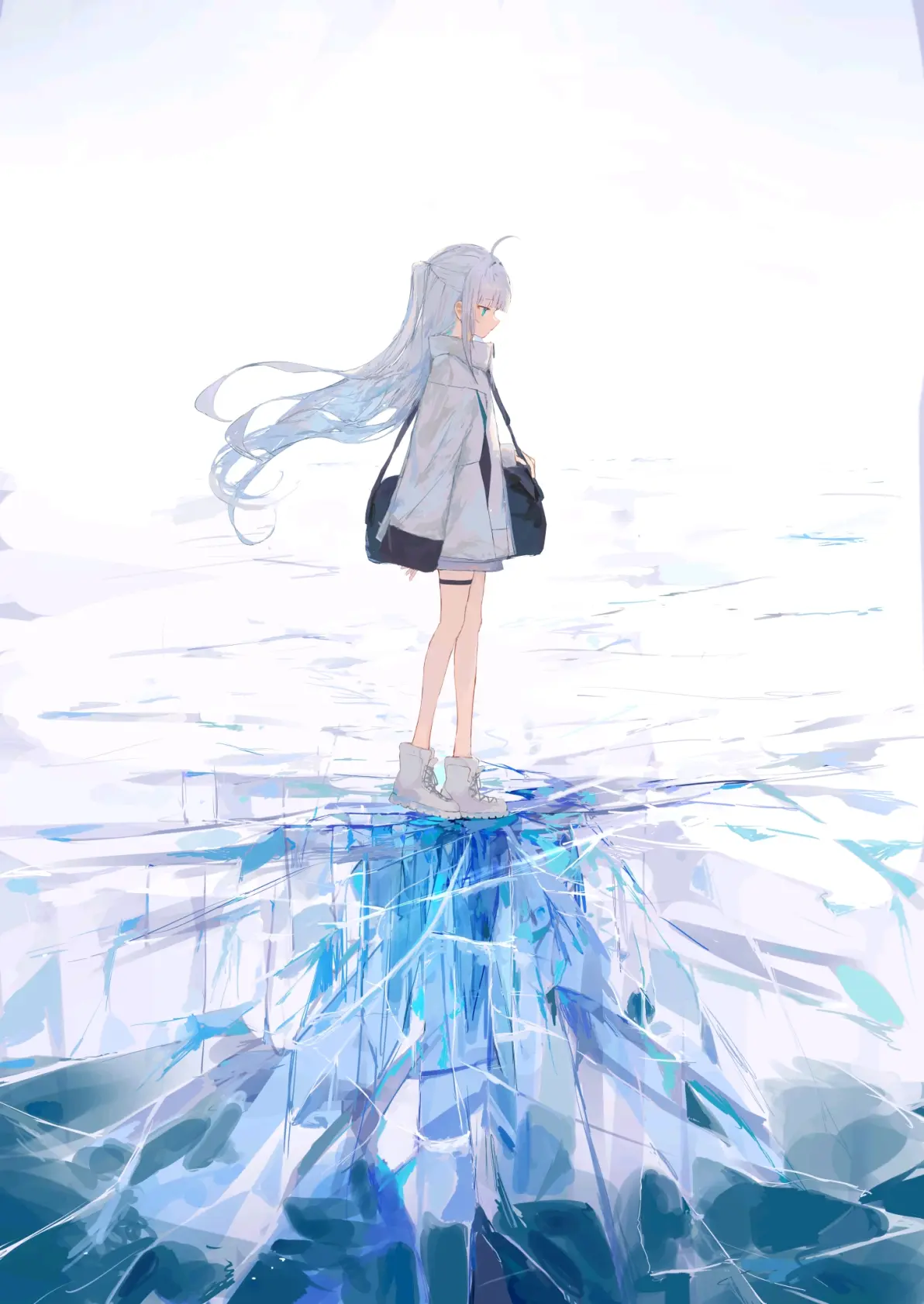 554496c8e7ce2c56d66e03064b3eb6b0235818446.jpg 清澈透明 – 「蓝与白」插画特辑