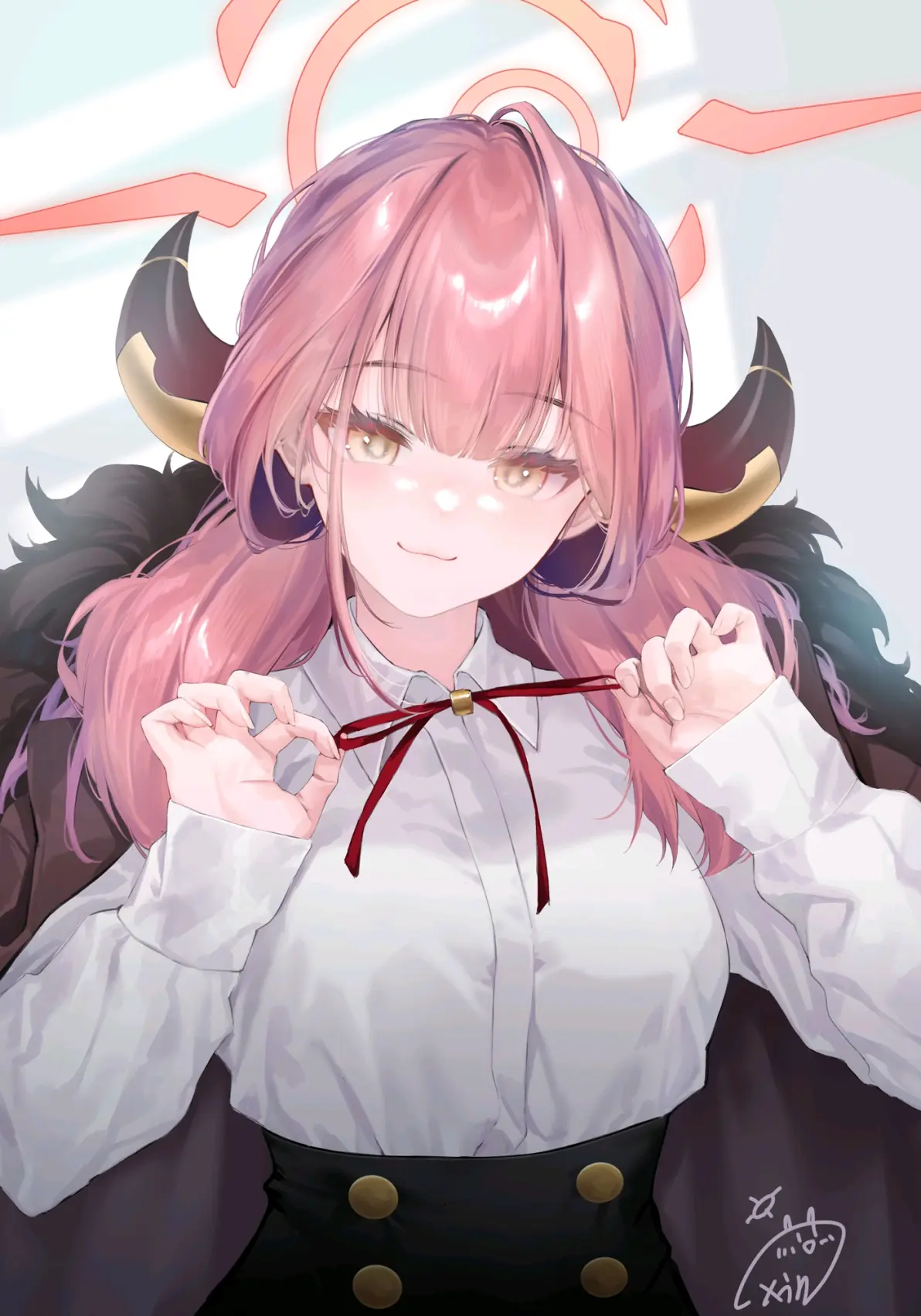 a6cf360fe81d21b7404ed62814be6046235818446.jpg 轻轻系上♡ – 缎带领结插画特辑