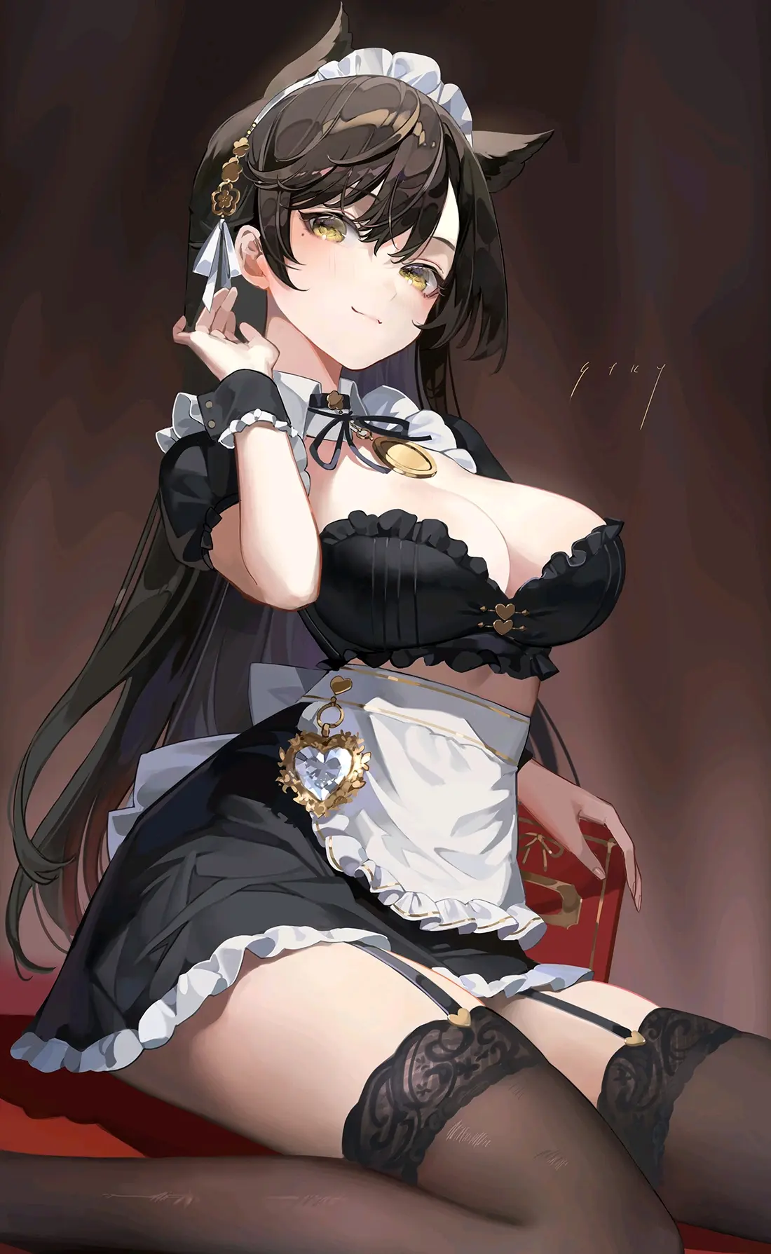7211a28b37123937b8af2b54fca7e3bf235818446.jpg 轻轻系上♡ – 缎带领结插画特辑