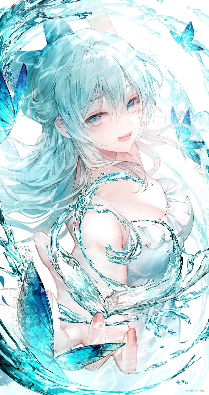 669f9b374ebb416a34fdb262a892ddbf235818446.jpg 清澈透明 – 「蓝与白」插画特辑