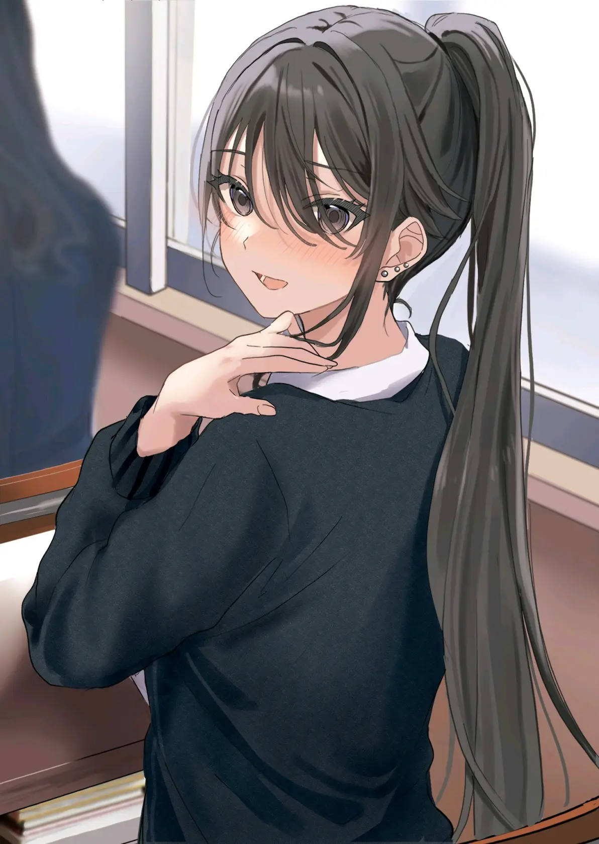 eb5d012f6a8cd9bb30af4cc338c66bac235818446.jpg 若隐若现的亮点 – 耳环女子插画特辑