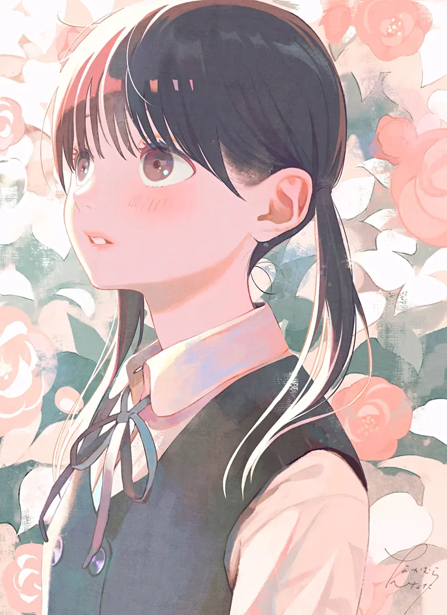 d9ff49df3bc5d56a15df6b30344474b0235818446.jpg 轻轻系上♡ – 缎带领结插画特辑