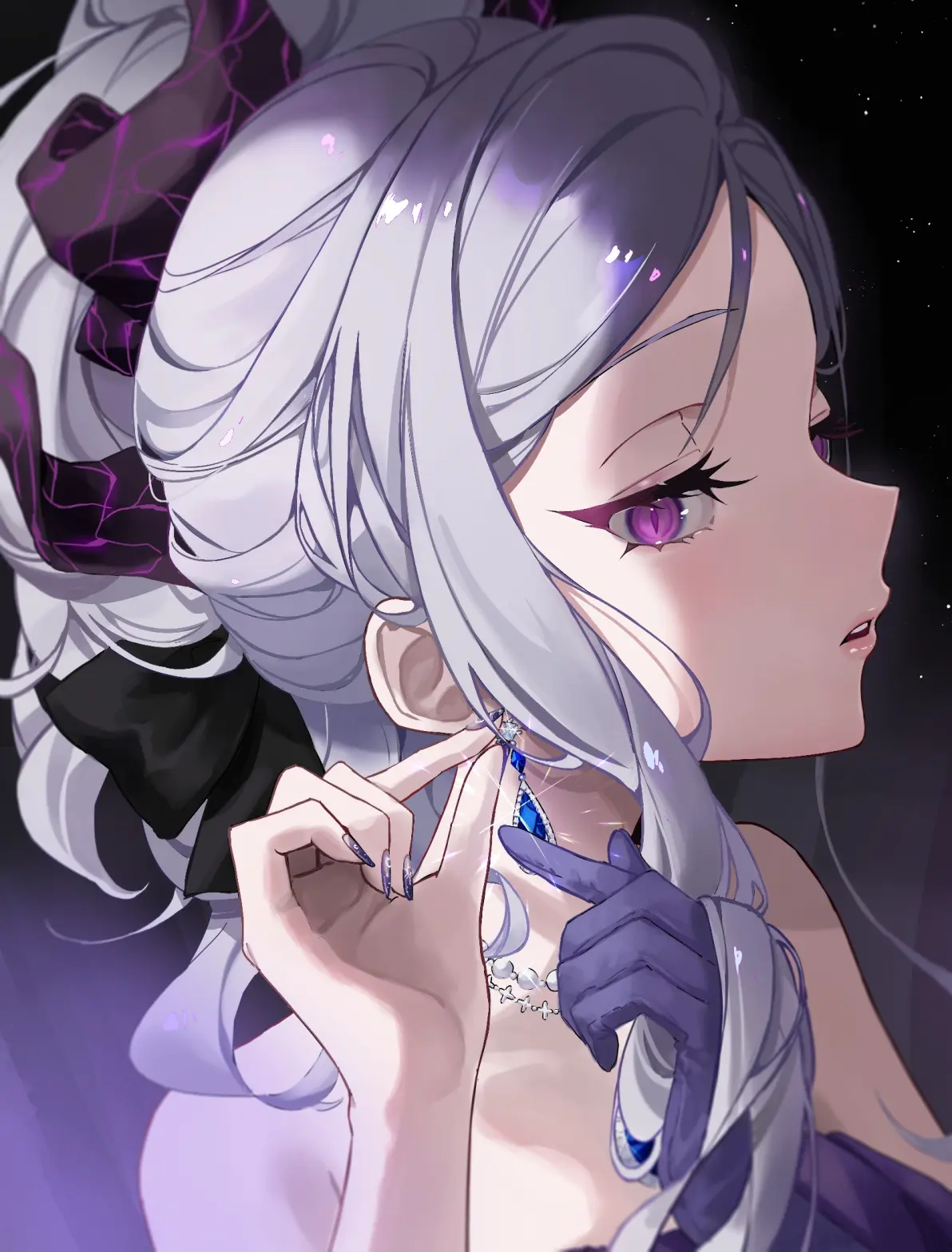 e0021c3946ee8abb064df8191ea0357e235818446.jpg 若隐若现的亮点 – 耳环女子插画特辑