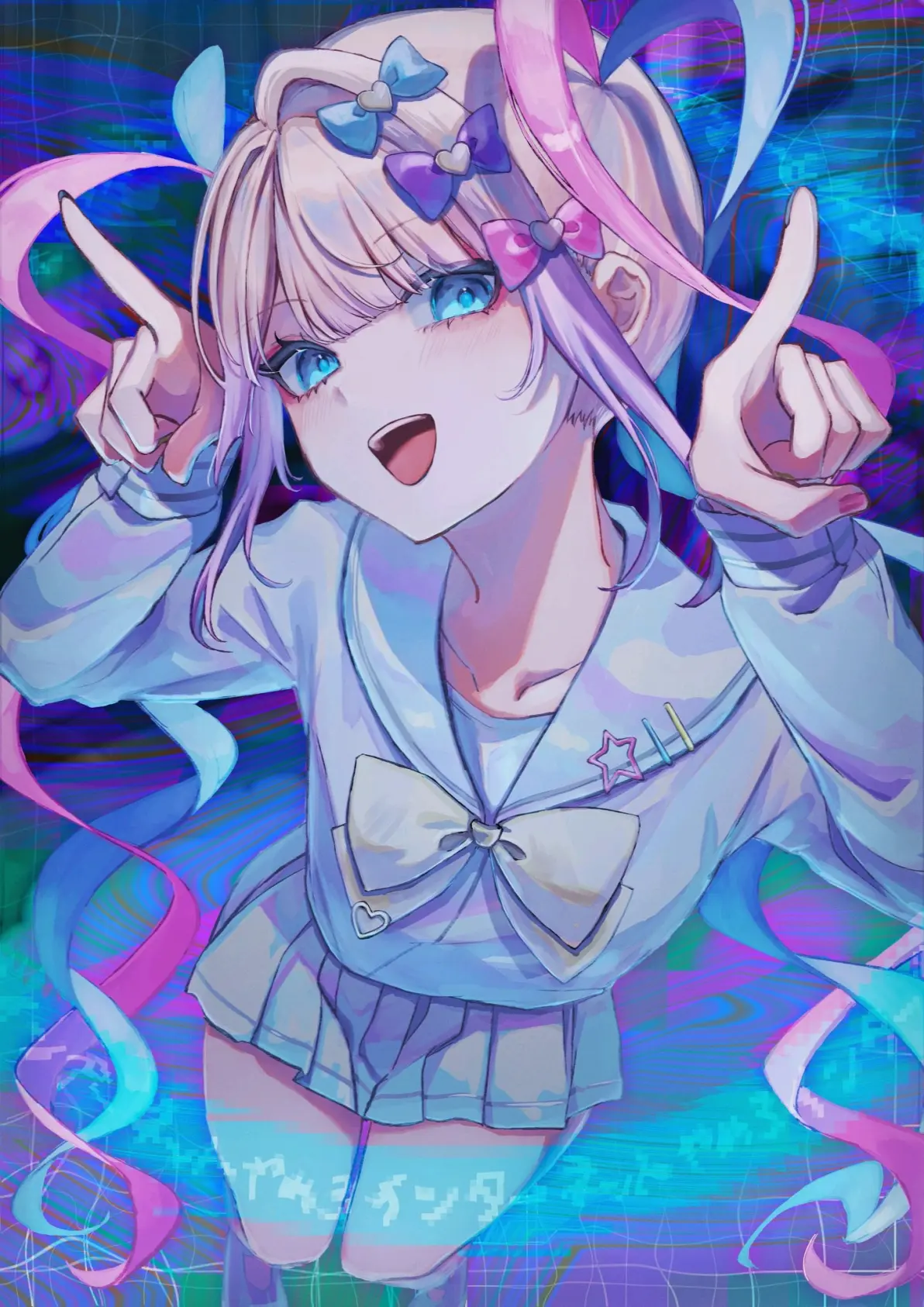 43c4331afa265ff9fc685485f48a2aed235818446.jpg 轻轻系上♡ – 缎带领结插画特辑