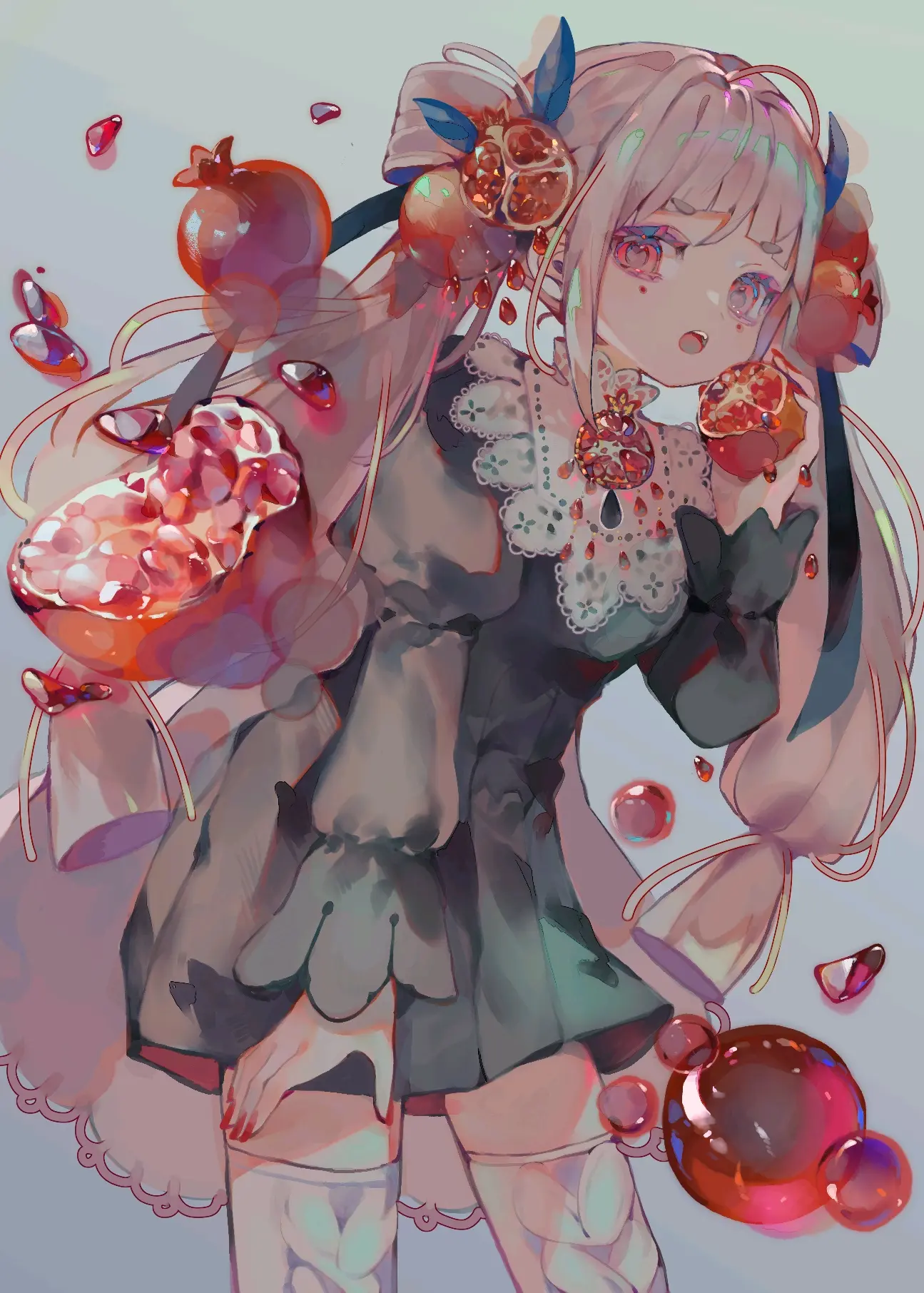 6b78bc24665ee9fb9cfc85d3bc0bf656235818446.jpg 艳红宝石 – 石榴插画特辑