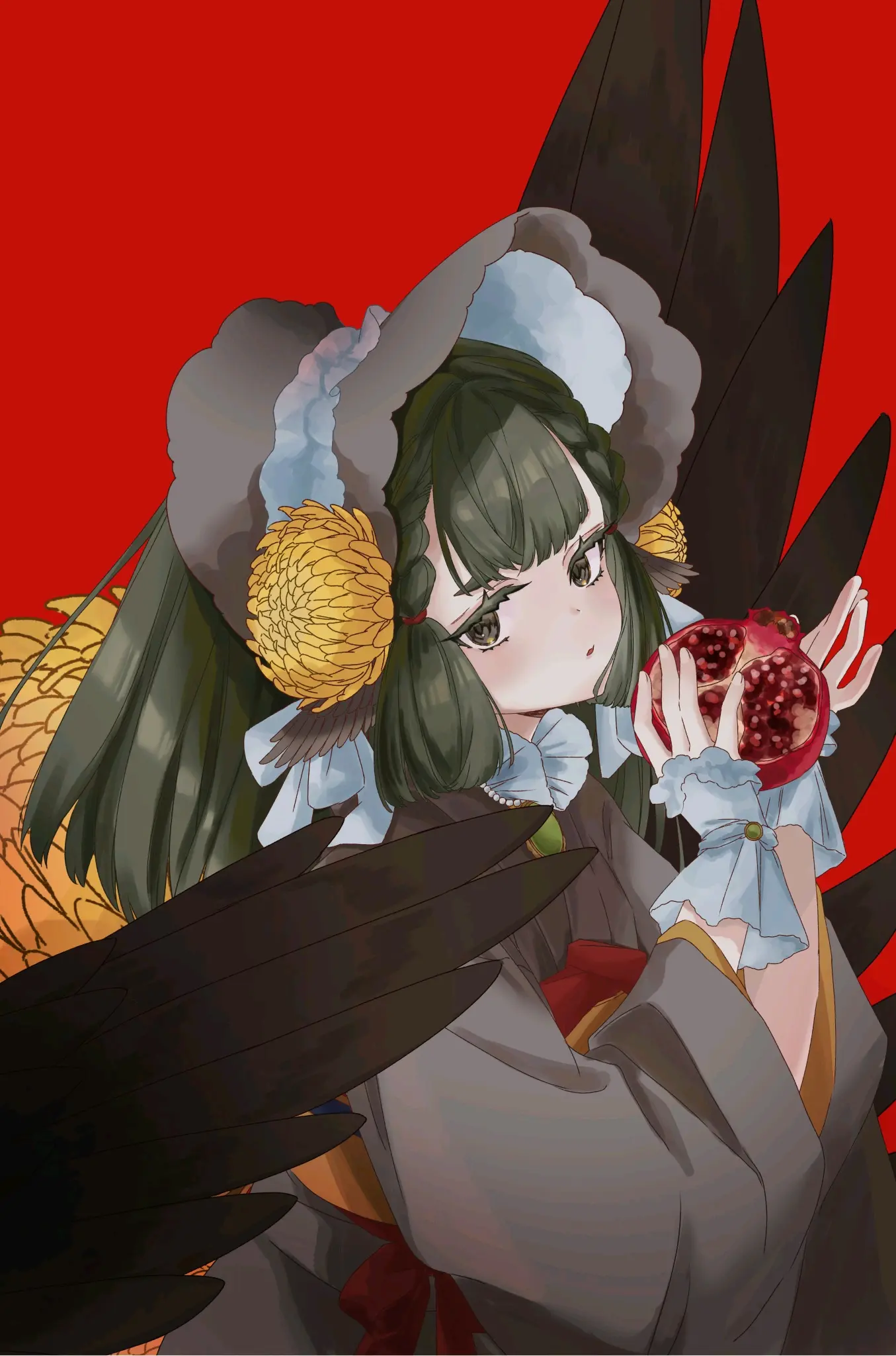 7ed2c08291020892fe36f9d16f9fcf81235818446.jpg 艳红宝石 – 石榴插画特辑