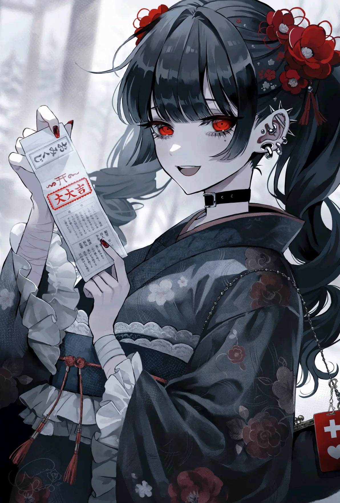 ff7caf957e26314e3970cb9f85ebe4ad235818446.jpg 若隐若现的亮点 – 耳环女子插画特辑