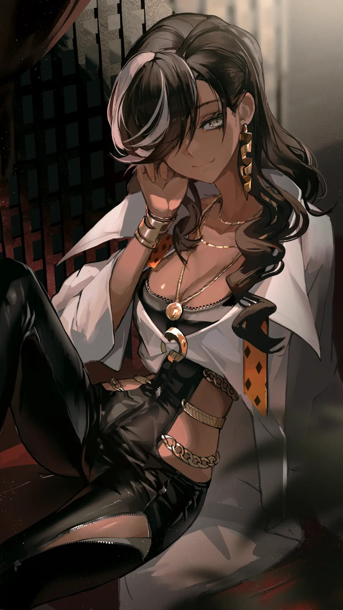 f7cd342389e0f7e8b1aaa4ee217f6646235818446.jpg 若隐若现的亮点 – 耳环女子插画特辑