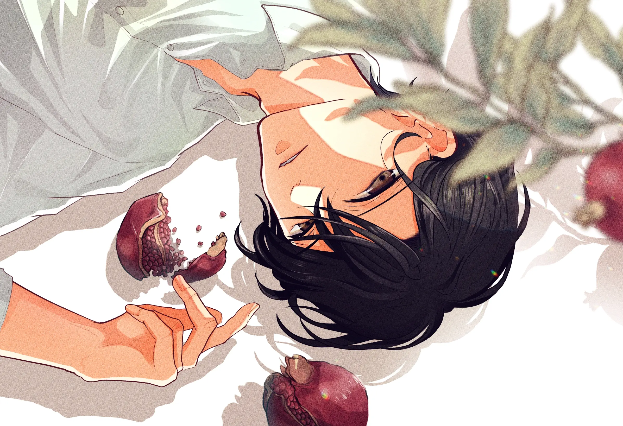 7e9c18f409d90e7e134ec82d8e5077d1235818446.jpg 艳红宝石 – 石榴插画特辑