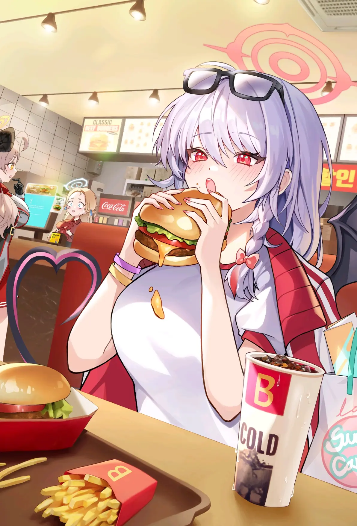 206bc28016352acde3c2e2e6589028de235818446.jpg 大口咬下♡ – 汉堡插画特辑