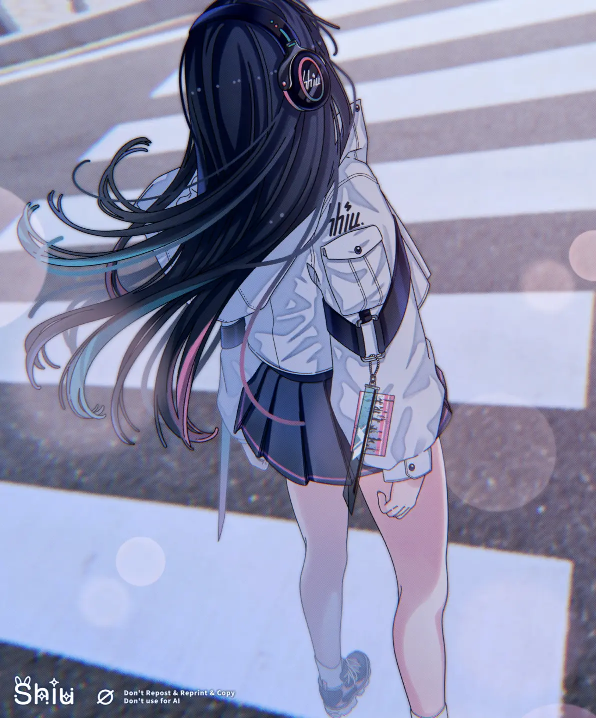 1a779fec08561a15c75e4ddfda27868b235818446.jpg 凝视彼方 – 少女背影插画特辑