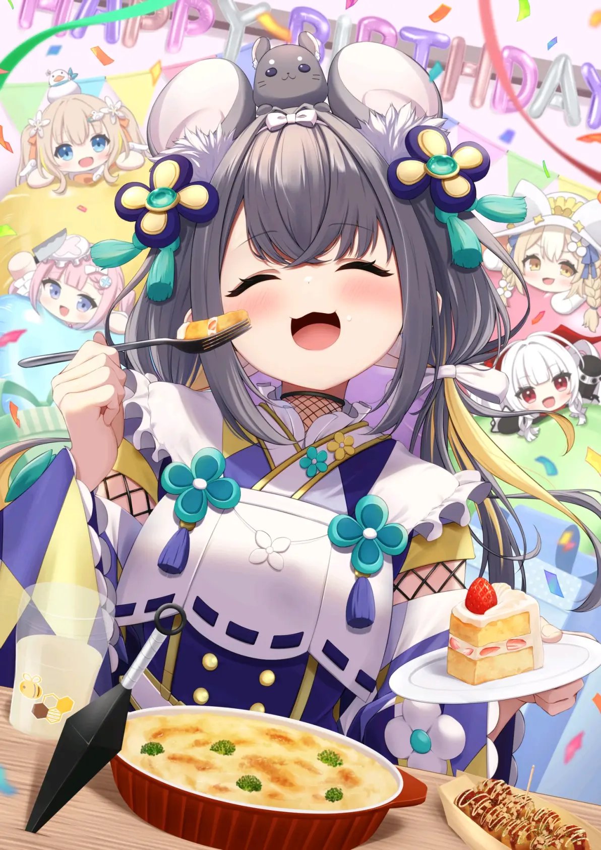 c3813233c8f2a8cfdc73ae231bc5ac06235818446.jpg 一起庆祝吧♡ – 生日插画特辑