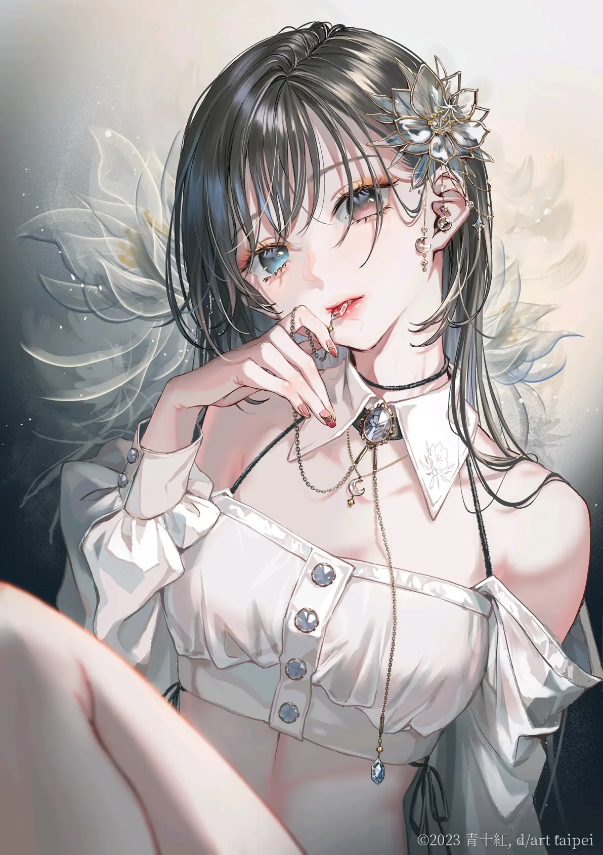 024b139eca6602995ab17c8a6dfa37f0235818446.jpg 异彩夺目 – 异色瞳女子插画特辑