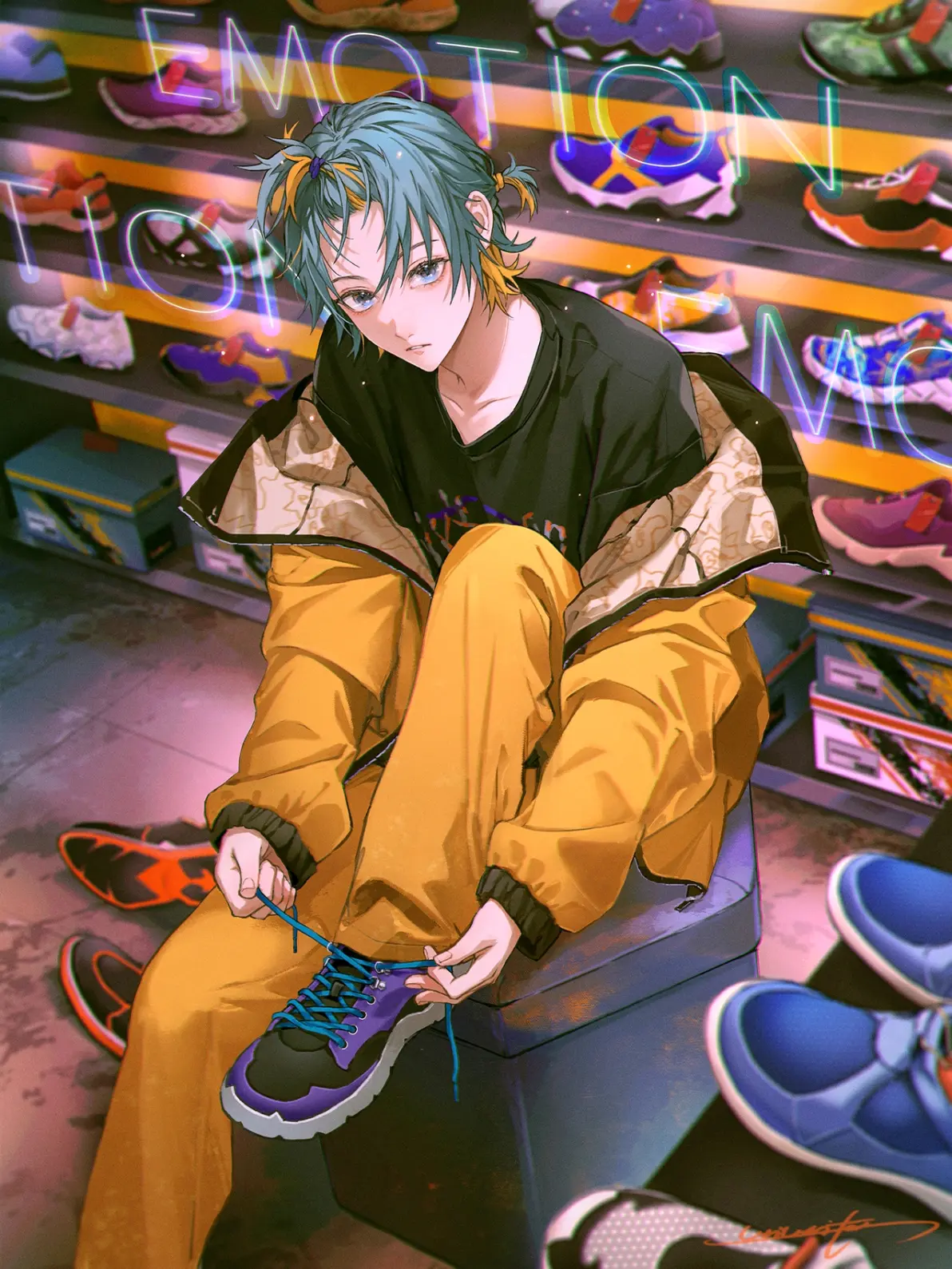 703d8359ce86b4f9f6d555e55c4d0d63235818446.jpg 最爱的那一双♡ – 运动鞋插画特辑