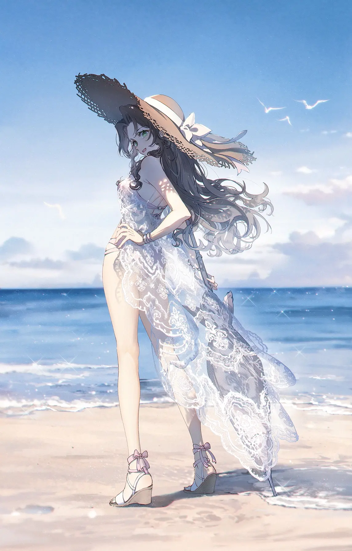 ab836093c444152285e1b79f1efe627d235818446.jpg 穿上透明感 – 透视装插画特辑