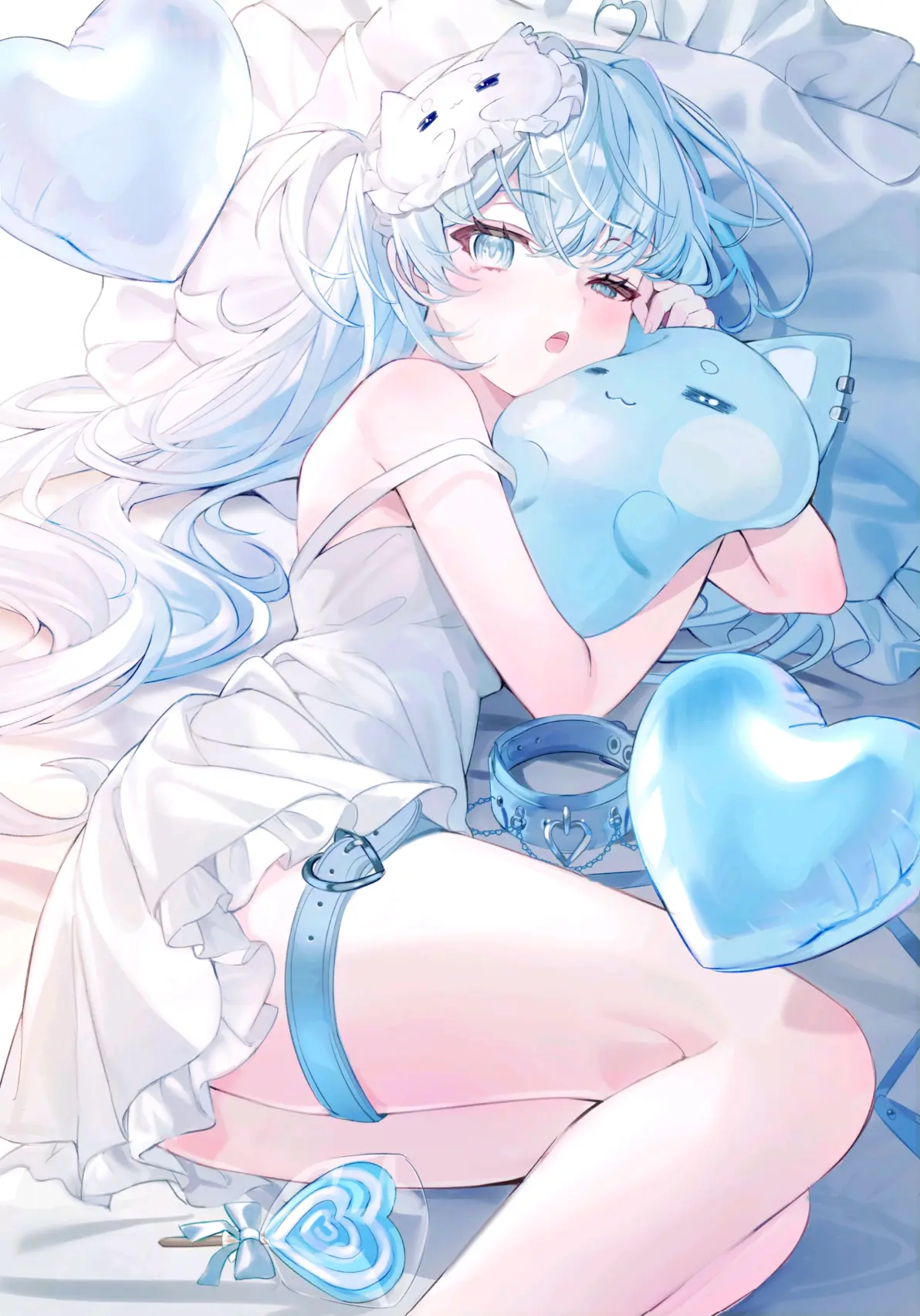 b56465bb895c3551c6870bceab4a1226235818446.jpg 悠闲放松 – 侧卧插画特辑