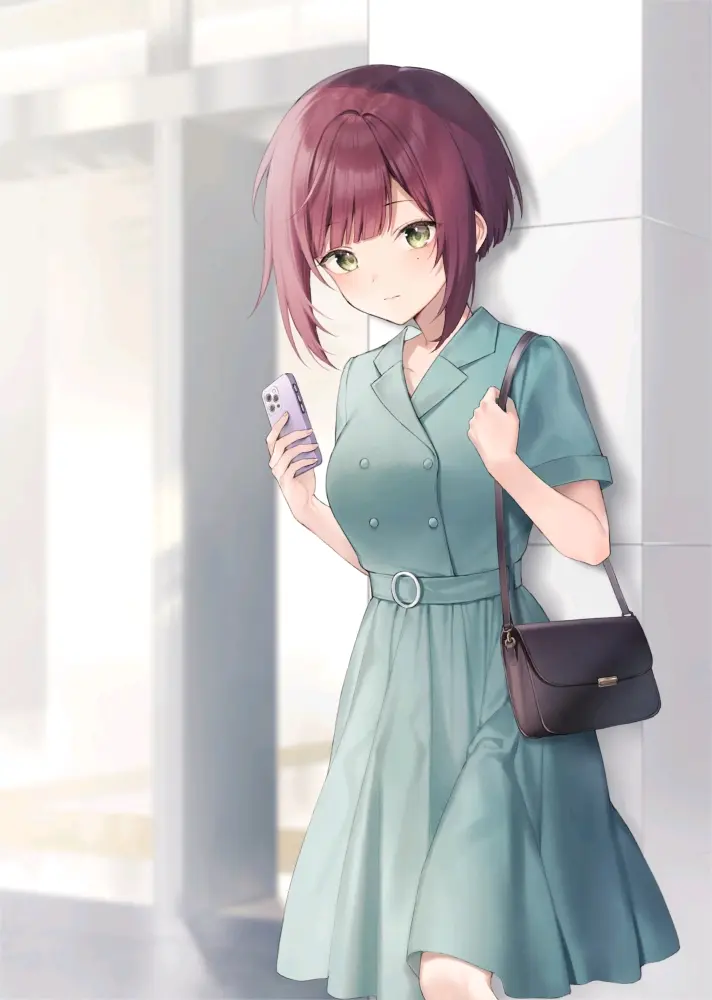 轻盈又俏皮 – 短发女子插画特辑