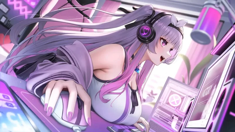 柔软的重量感♡ - 托胸插画美学盛宴-远影归灯