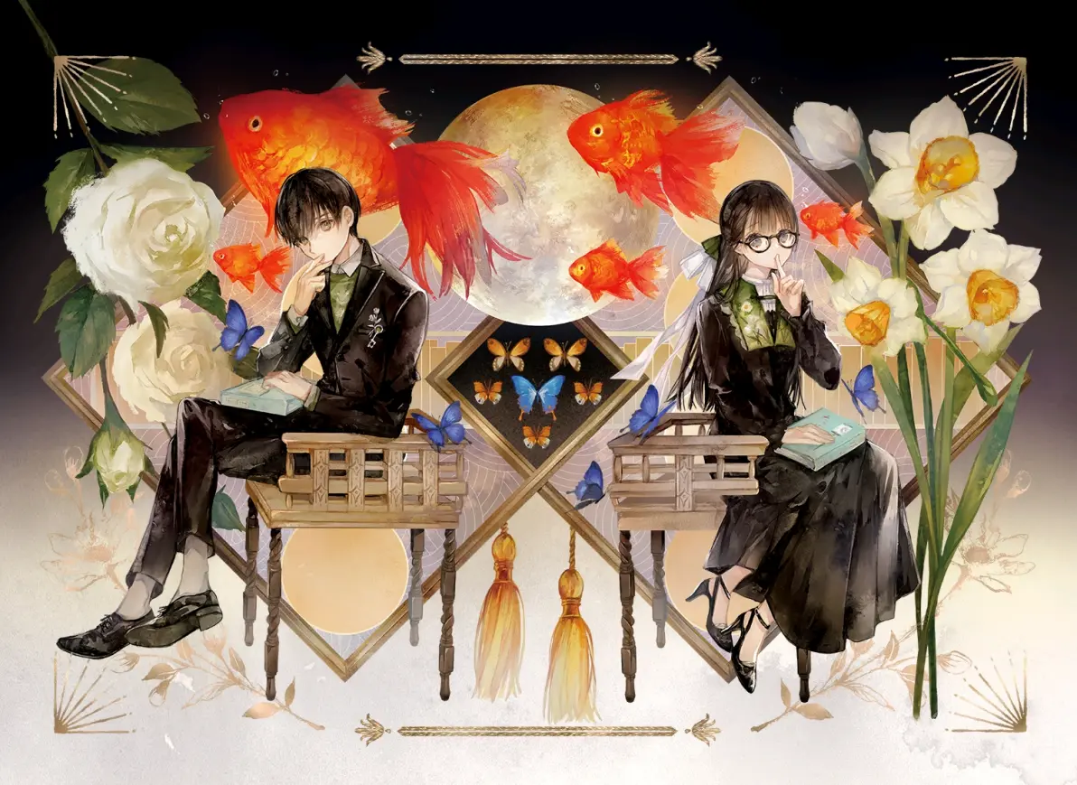 3175e49e2014d570cb434ee4a2e8f0c5235818446.jpg 优雅泳姿 – 金鱼插画特辑