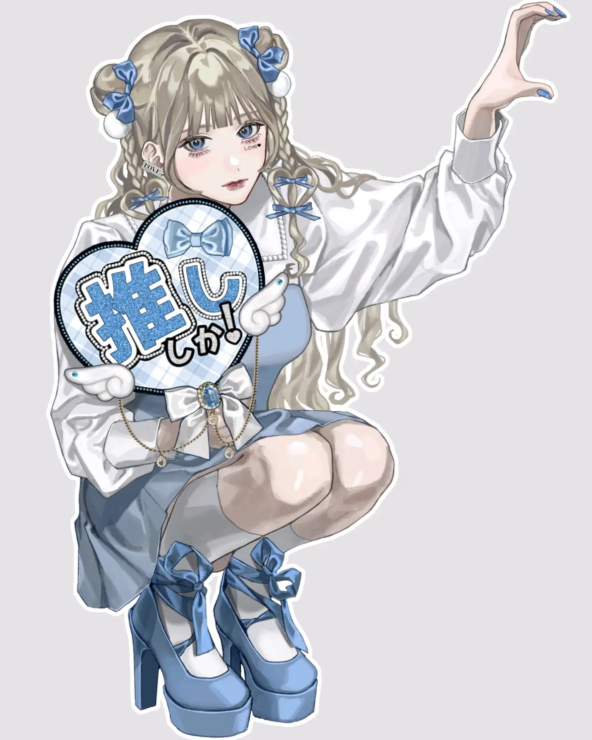cb3b6bd41faa09391aac9924e586d668235818446.jpg 爱无止境♡ – 「推活周边」插画特辑