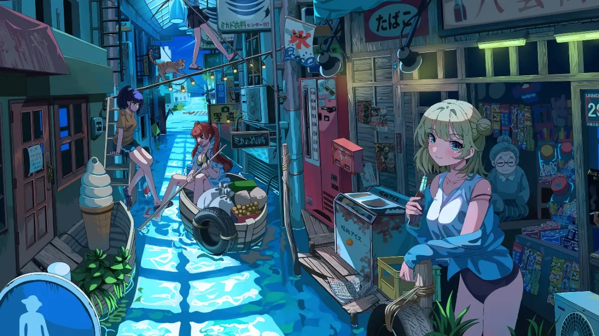 02ab33b014ec4fb26e5225a61a92cd78235818446.jpg 水波荡漾之美 – 船舶插画特辑