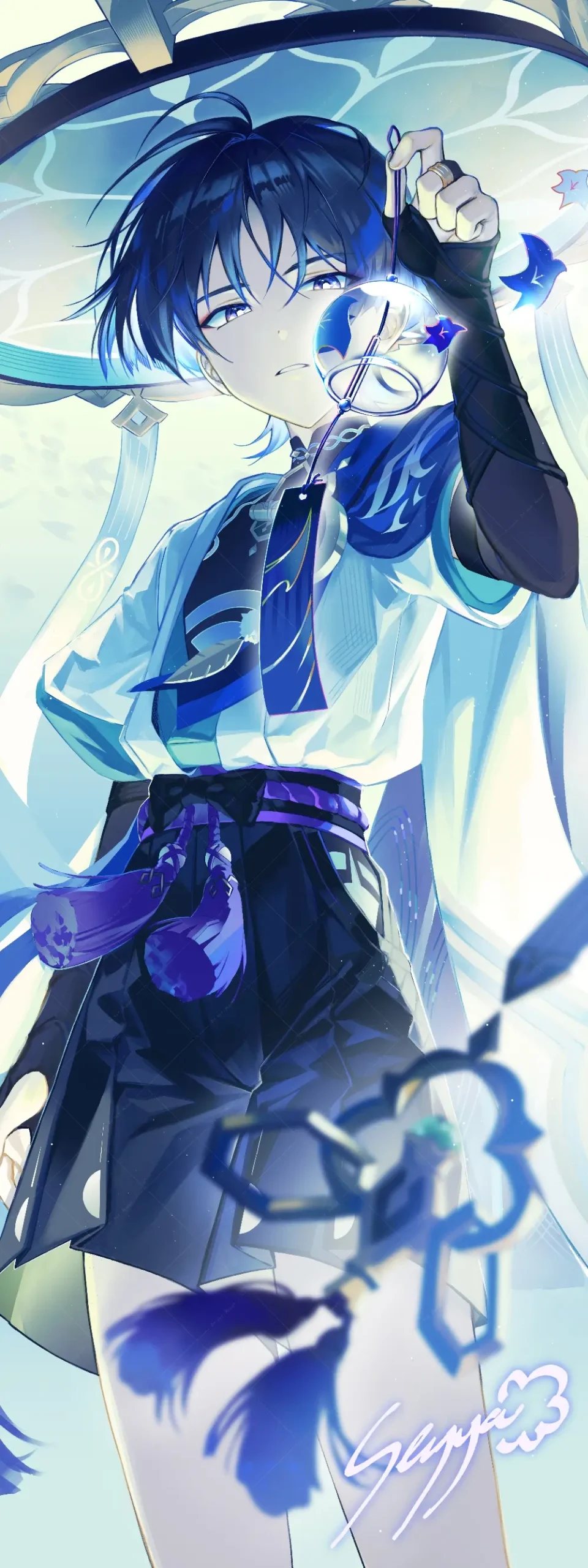 风铃轻语 静享治愈系插画盛宴-远影归灯