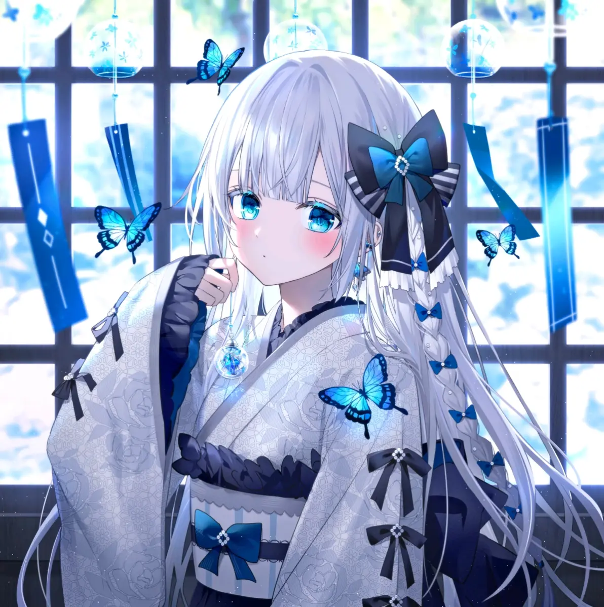 d89351bd8bb3e20d4e2391e1a047e8a9235818446.jpg 清凉治愈的声音 – 风铃插画特辑