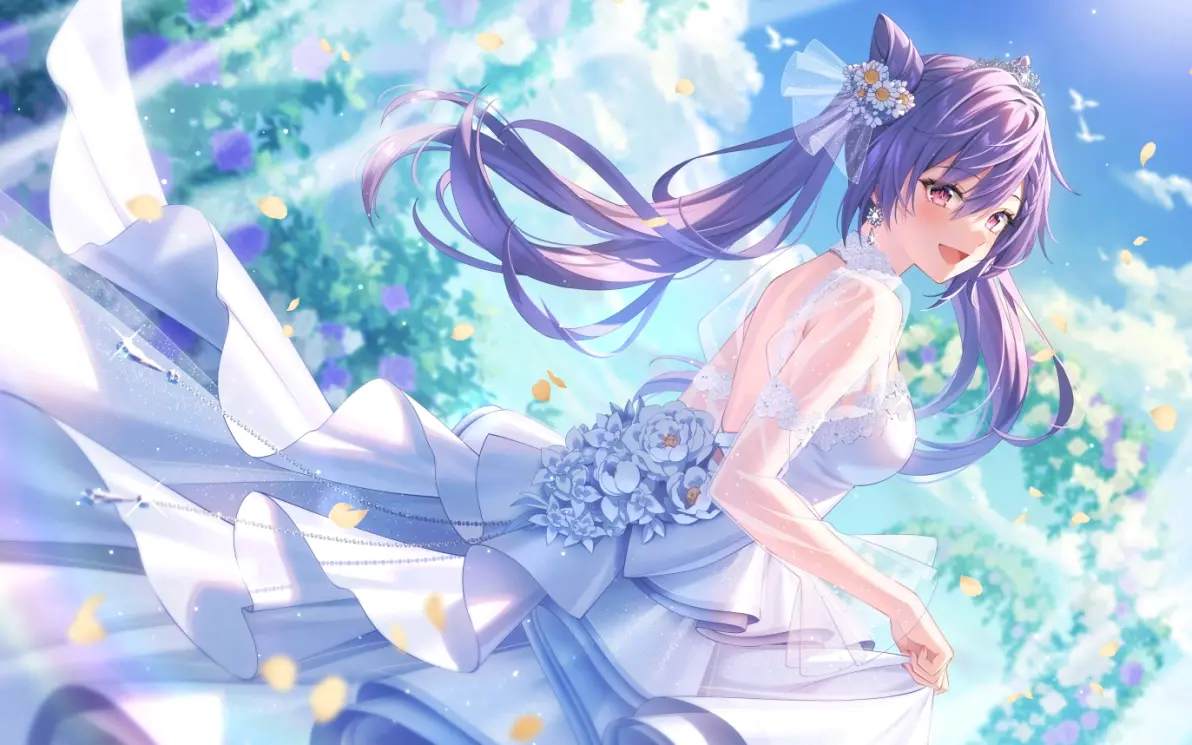 3a288eed4b8059cb6aae9b3434d8fb33235818446.jpg 包裹幸福的瞬间♡ – 婚纱插画特辑