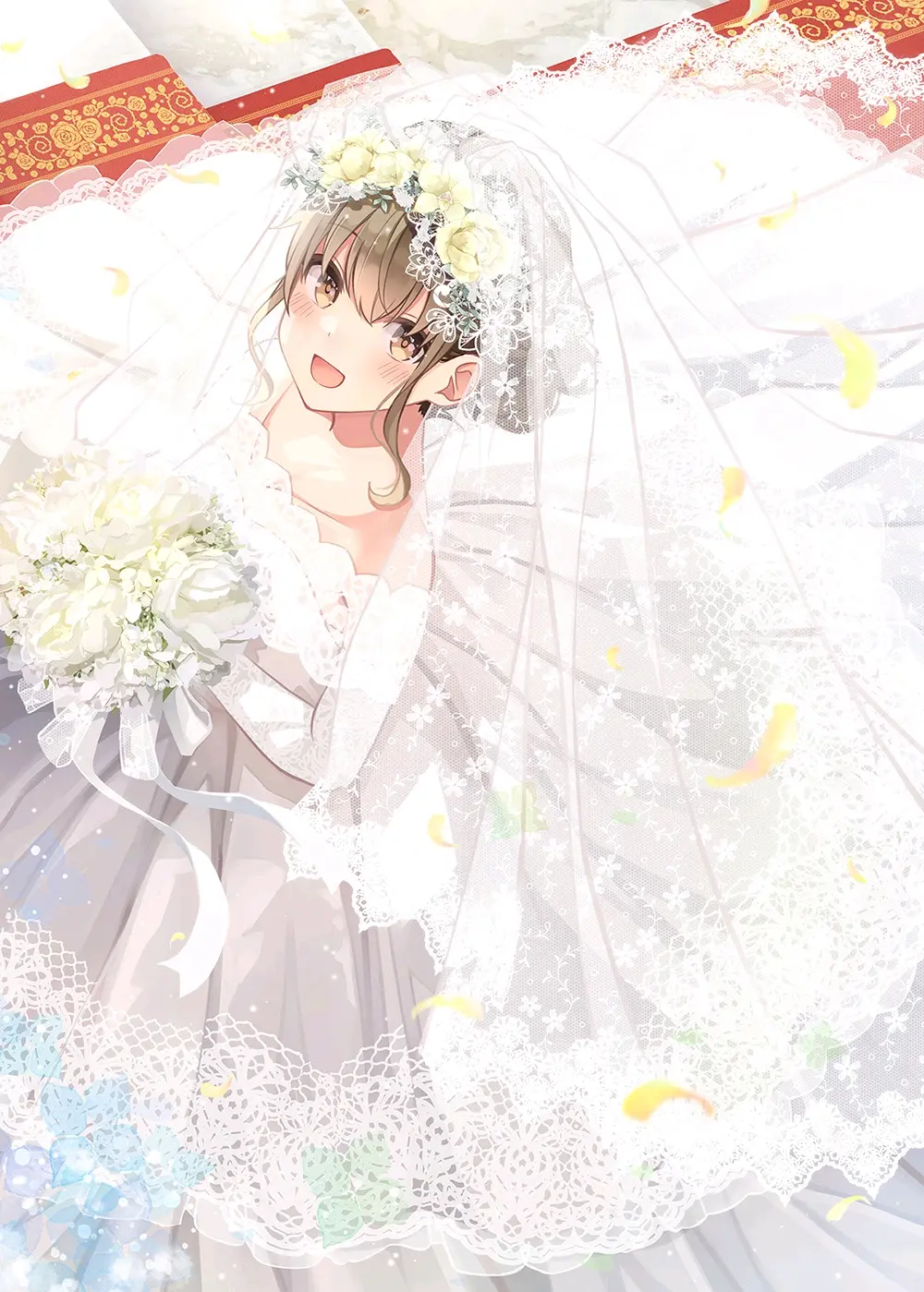 b86ffaca906ffdba416cf491146a6174235818446.jpg 包裹幸福的瞬间♡ – 婚纱插画特辑
