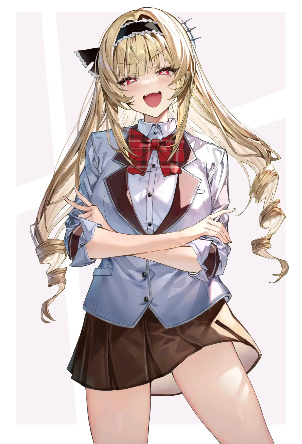 4daf0fc24411f89ce64ced1e3e3b5e0f235818446.jpg 诉说情感的姿势 – 双手环胸插画特辑