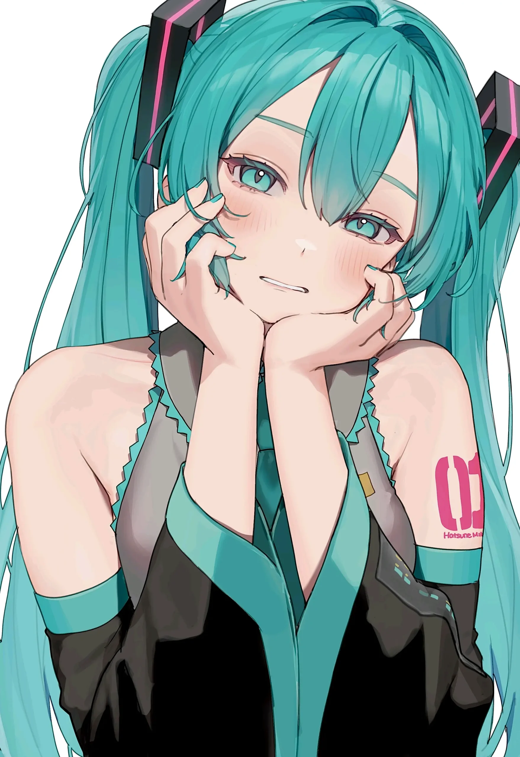 嘟嘟脸颊的温柔魅力 | 托腮女子插画全收录-远影归灯