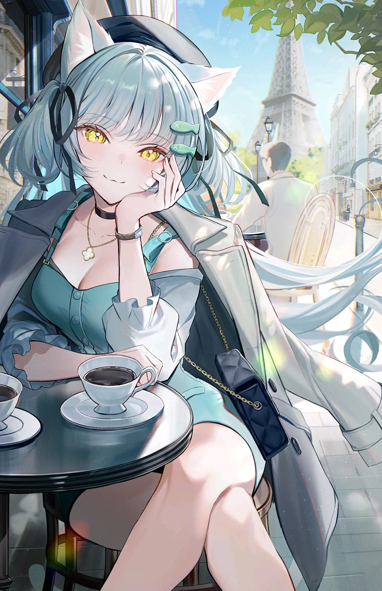 c1b8517b3614b46aba89a45fb94c0773235818446.jpg 嘟嘟的脸颊♡ – 托腮女子插画特辑