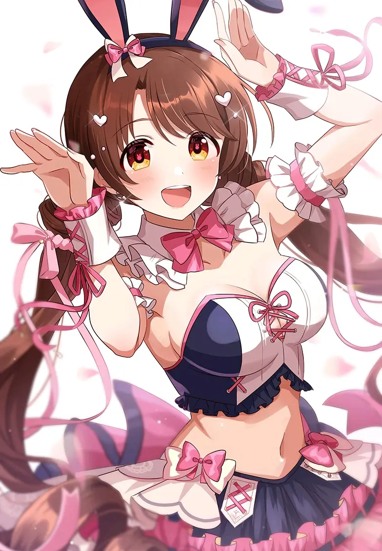 b3e06e4c8039d633ecc180837d9c867e235818446.jpg 把双手举到头上♡ – 兔耳手势插画特辑