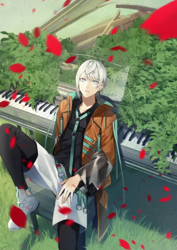 柔韵琴音 - 钢琴插画艺术之旅-远影归灯